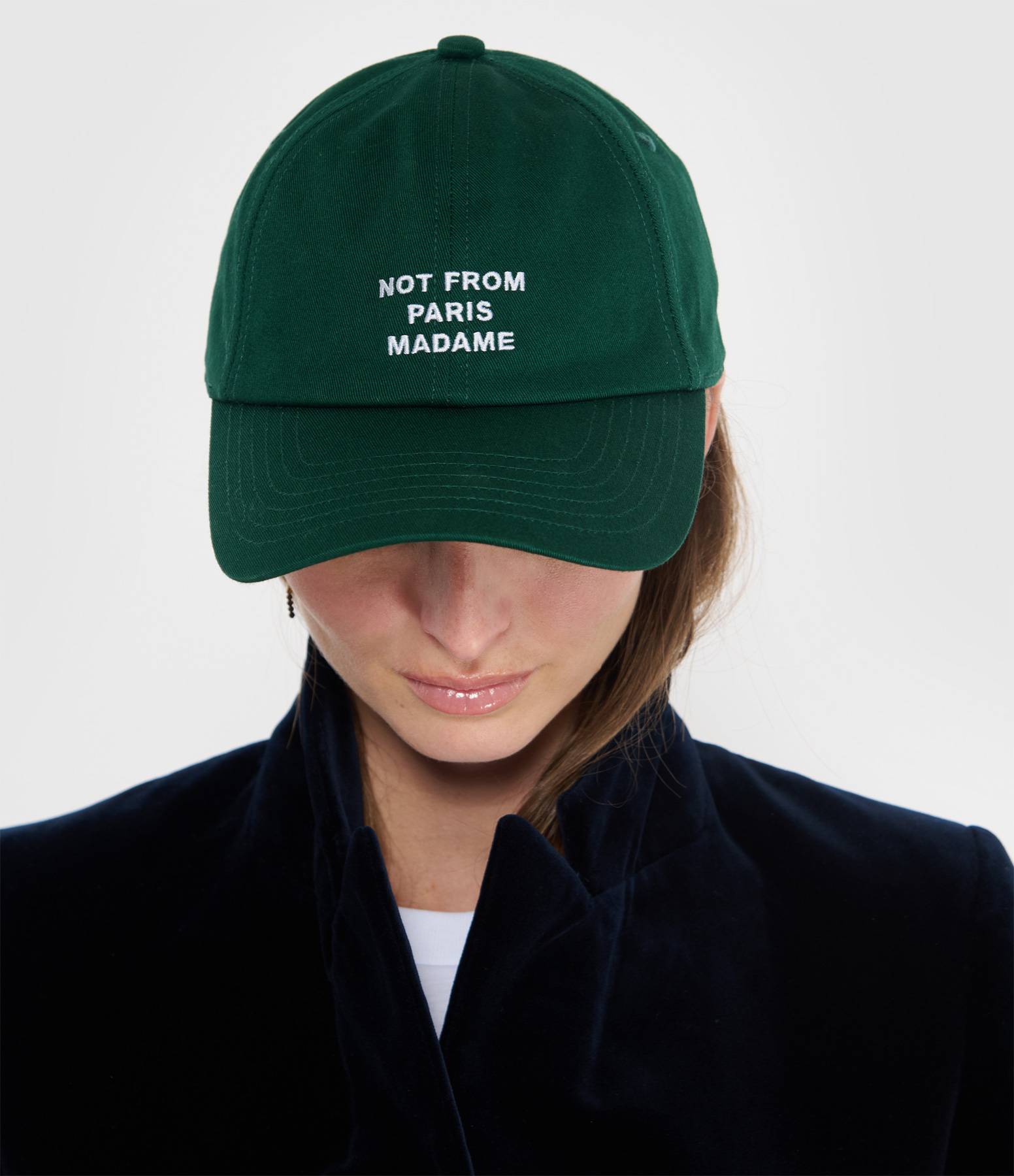 Men’s Slogan Cap – Dark Green