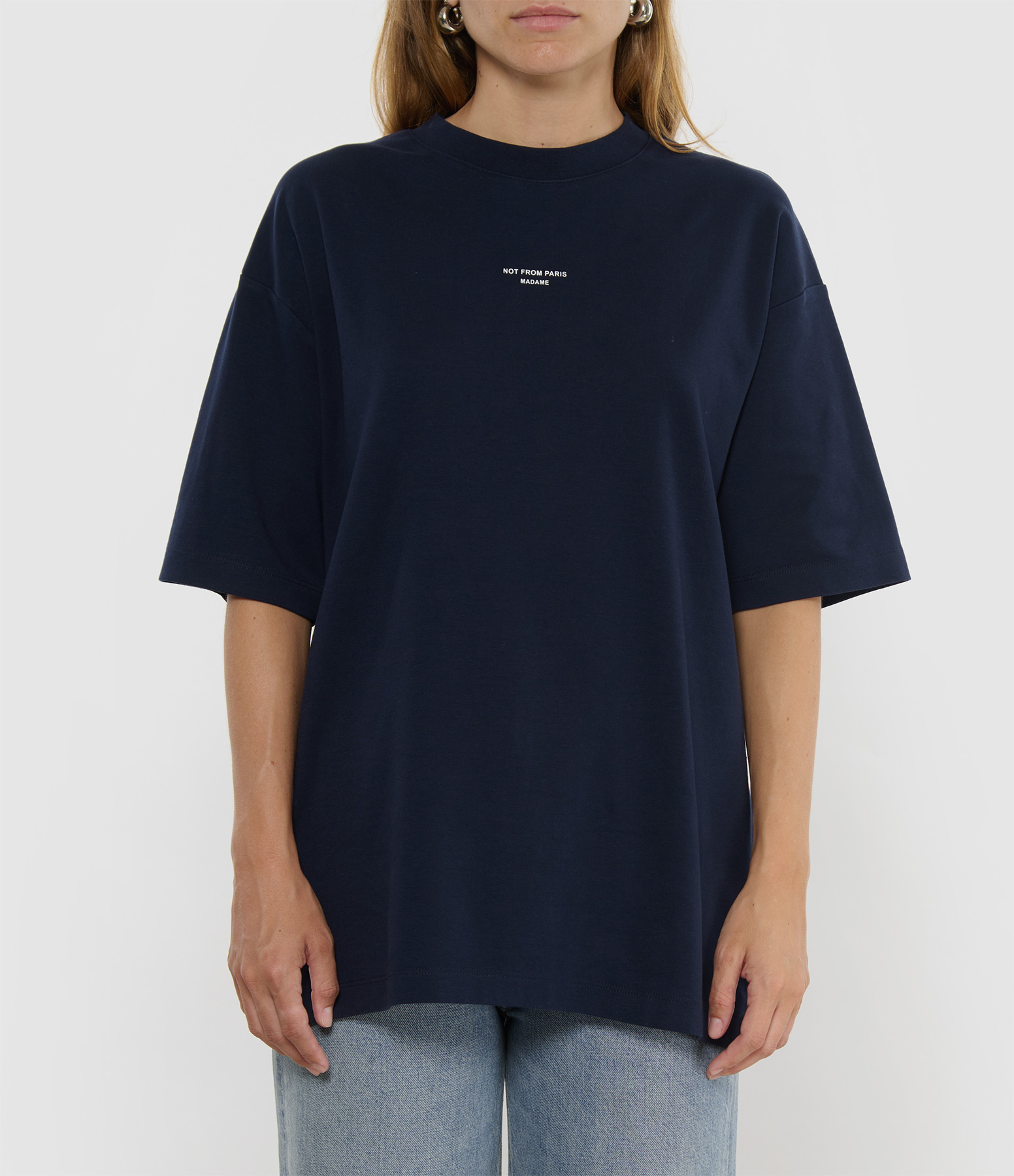 Classic Navy Slogan T-shirt