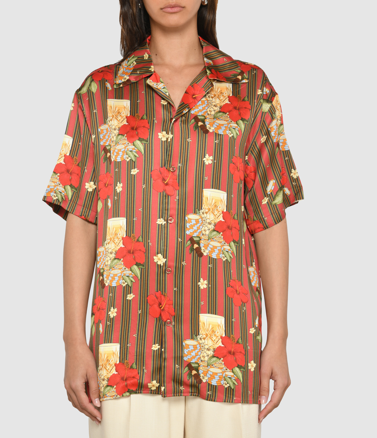 Hibiscus Club Pink Shirt