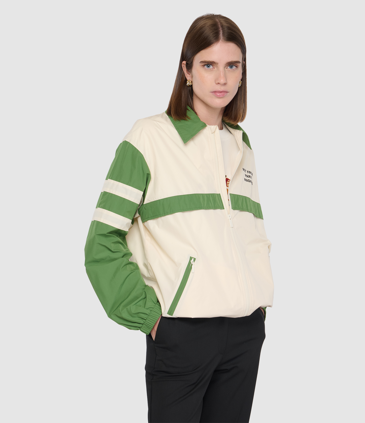 Off-White Nylon Slogan Jacket