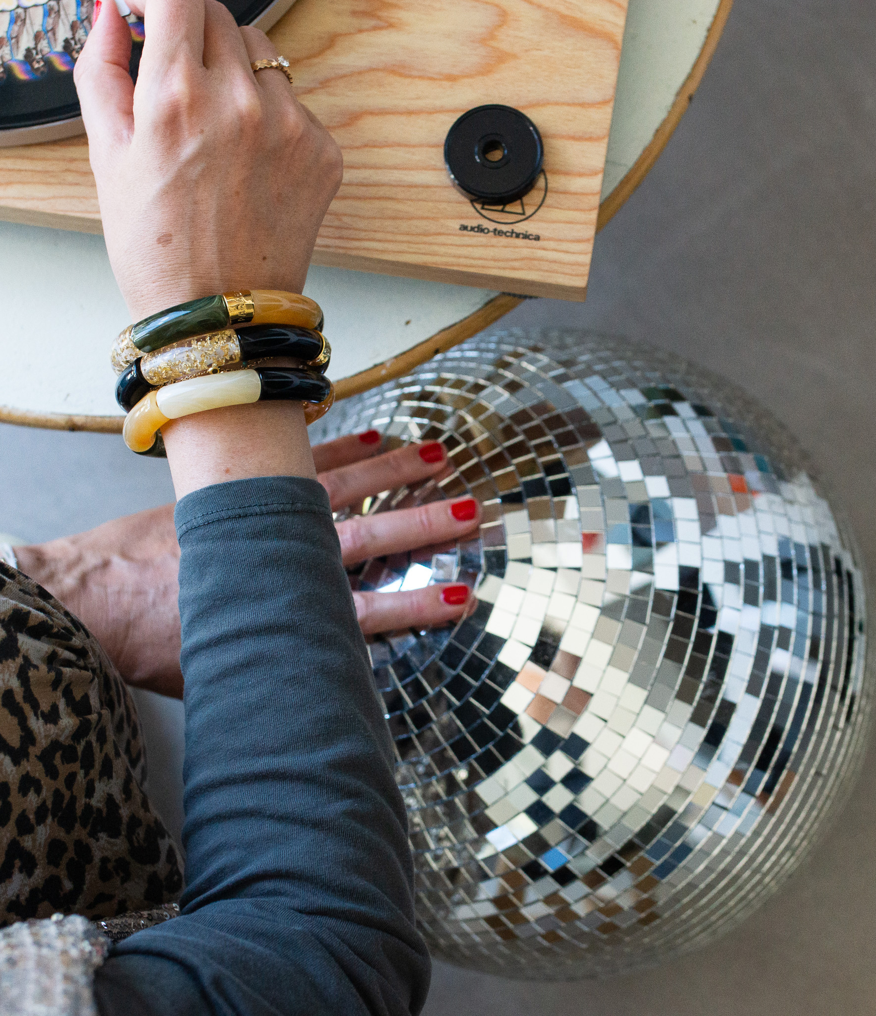 Trio Black Night Black Bracelets