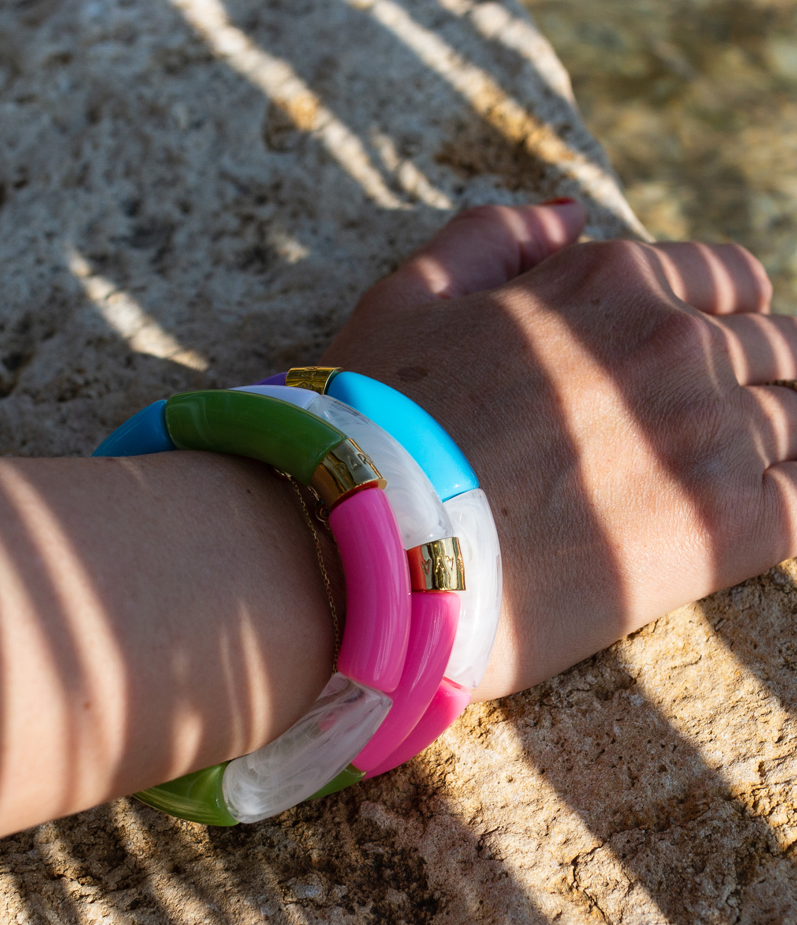 Multicoloured Trio Paraiso Bracelets