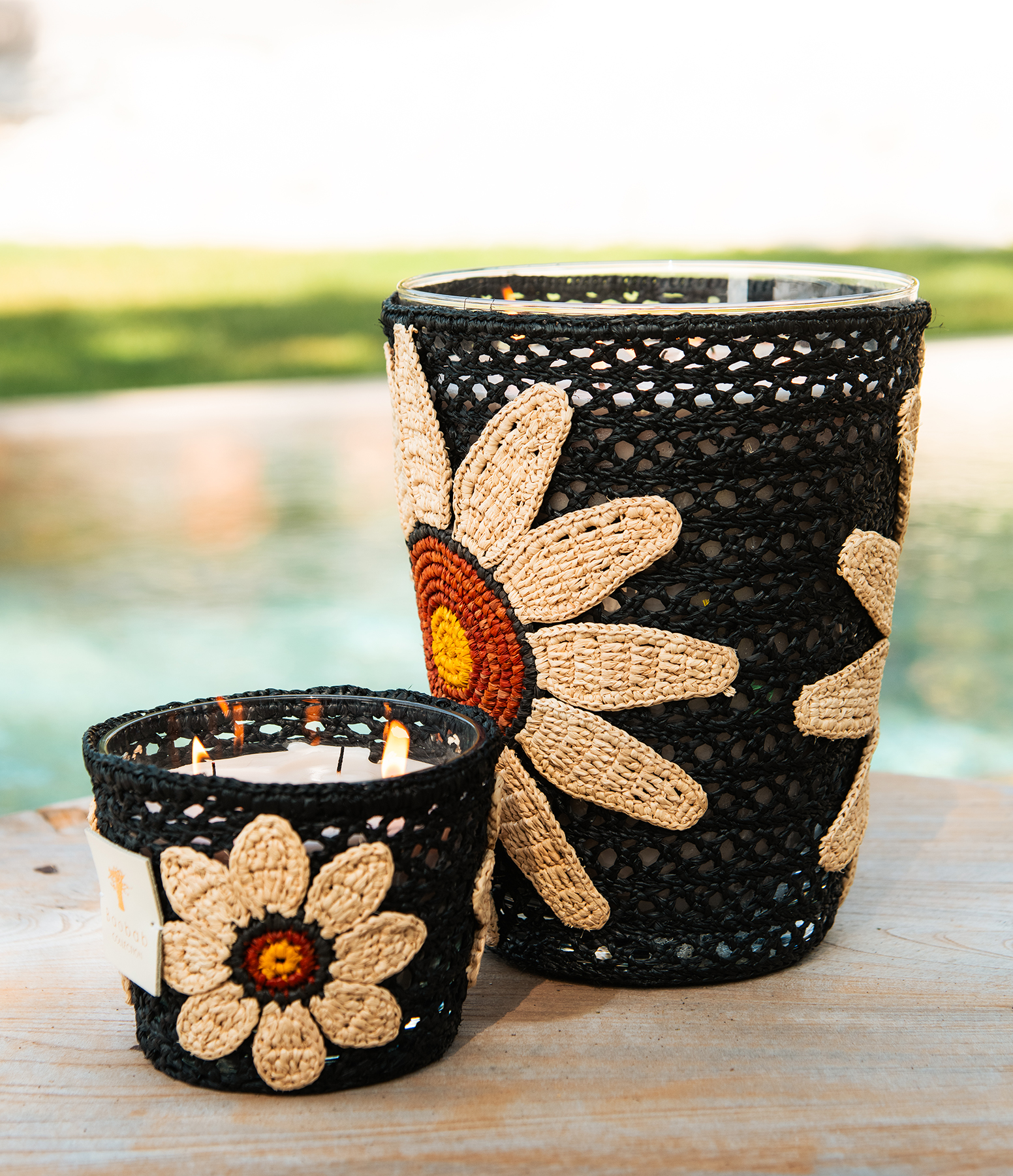 Max 10 Sun Flowers Candle, Exclusive to Lulli