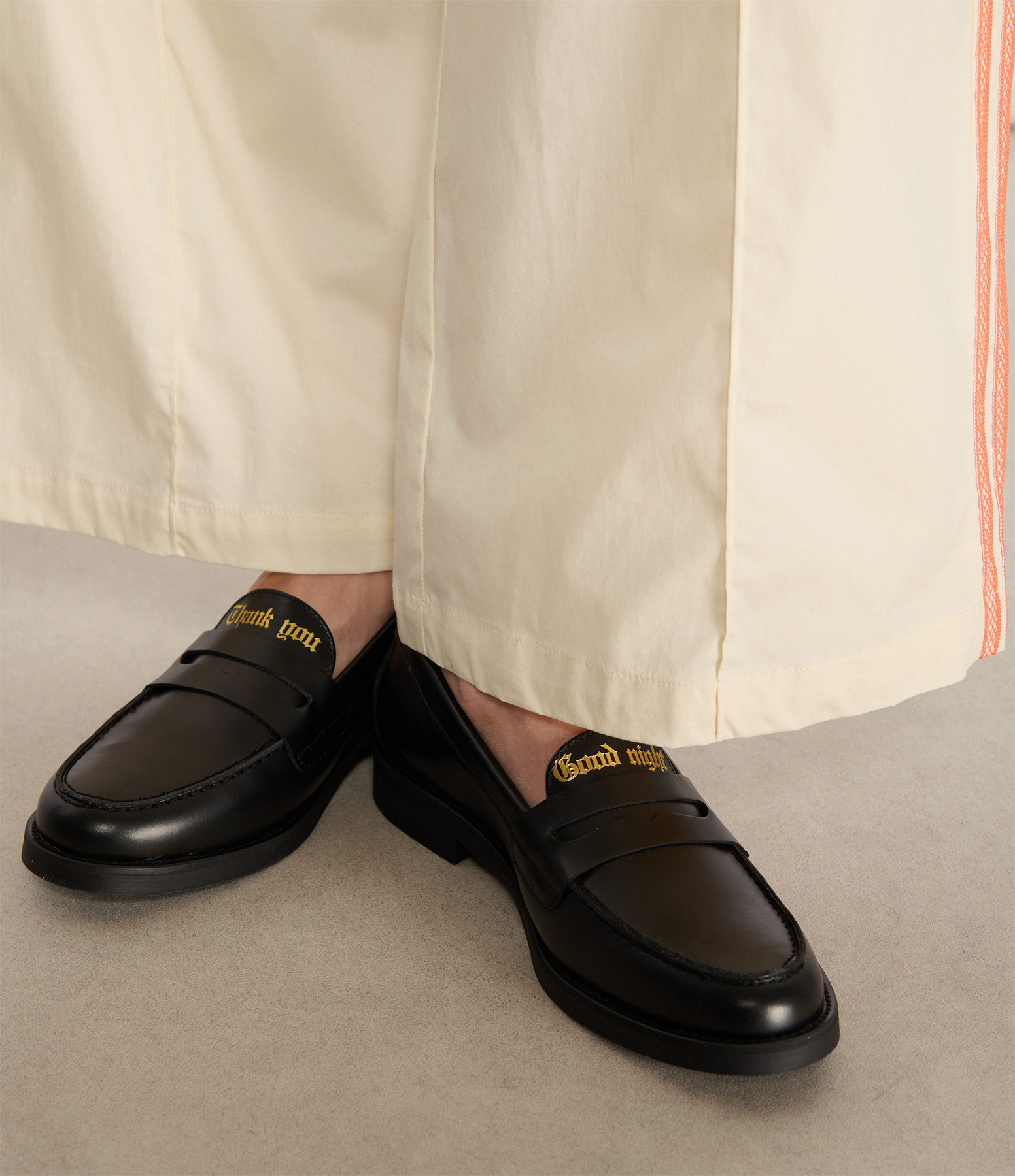 Thank You Good Night Black Loafers