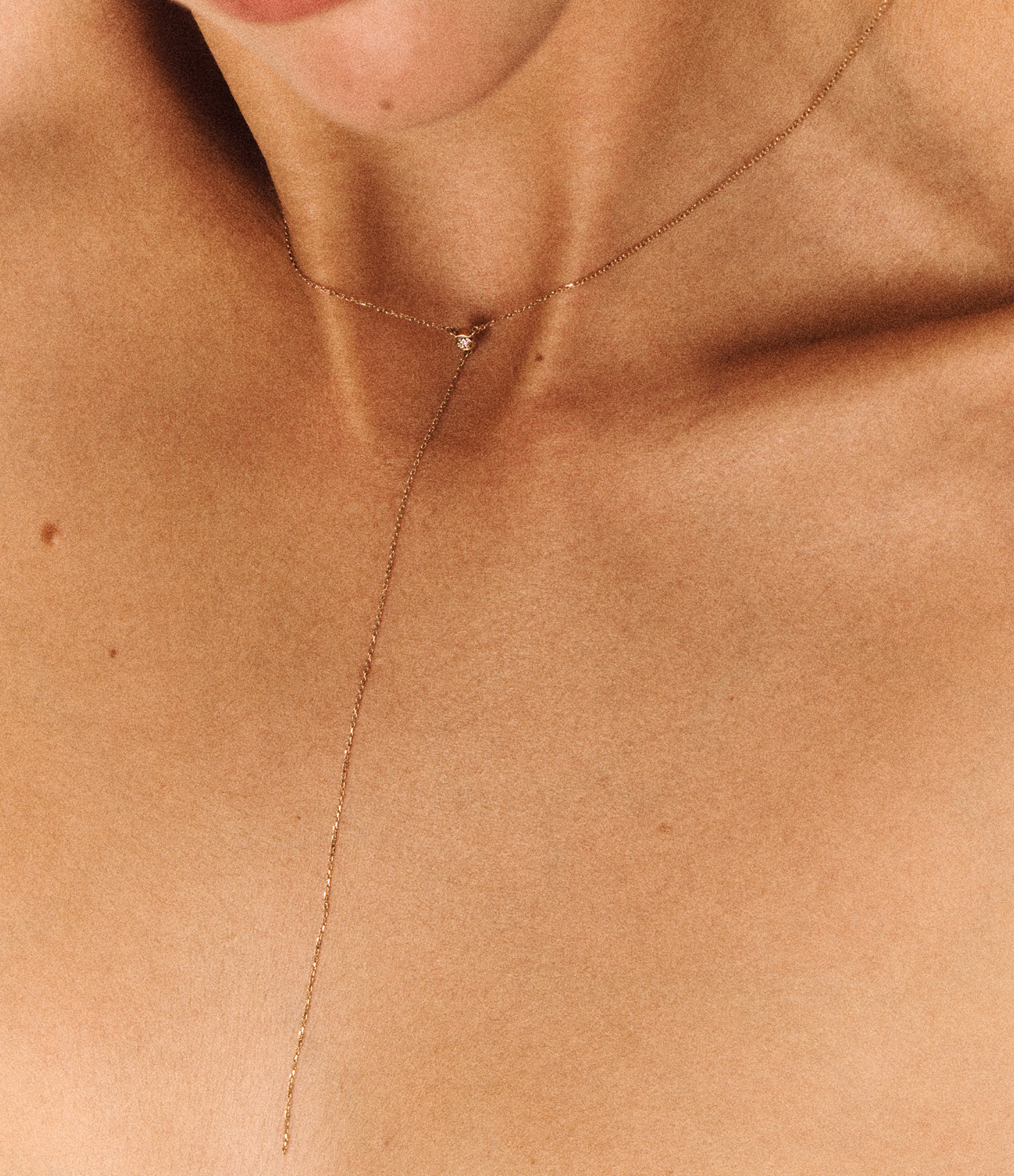 Diana Diamond Necklace in Yellow Gold