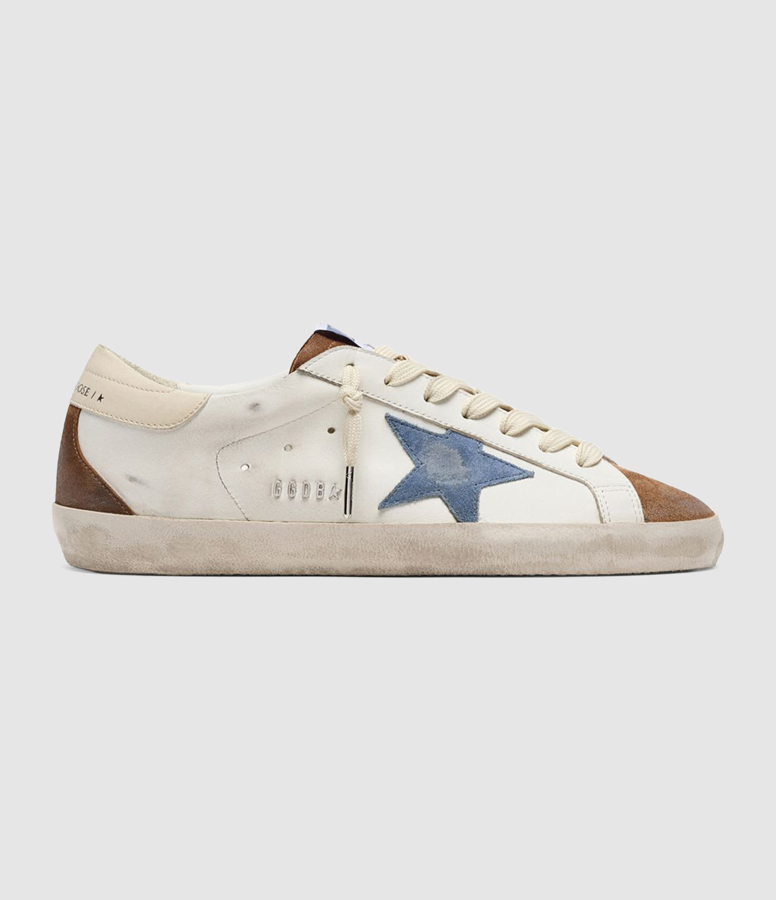 Men’s Super-Star Trainers – White, Brown, Blue, Denim, Cream