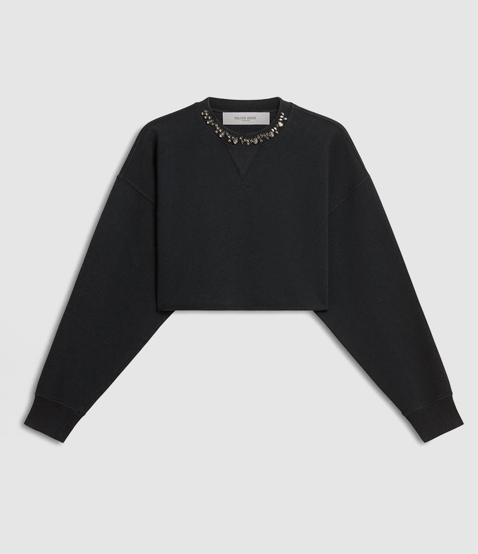Women’s Golden Washed Black Sweatshirt