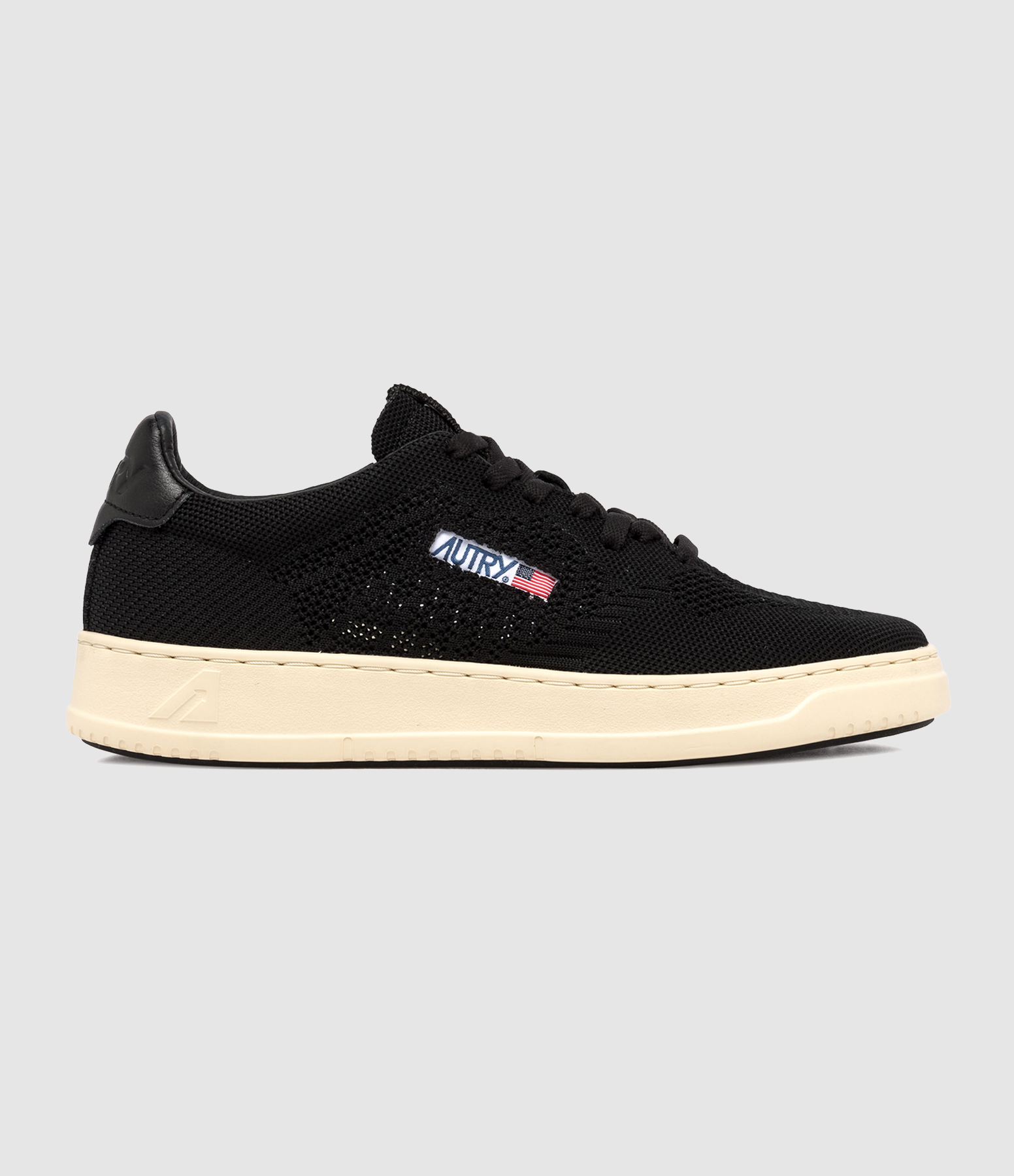 Men's Easeknit Fabric Trainers in Black