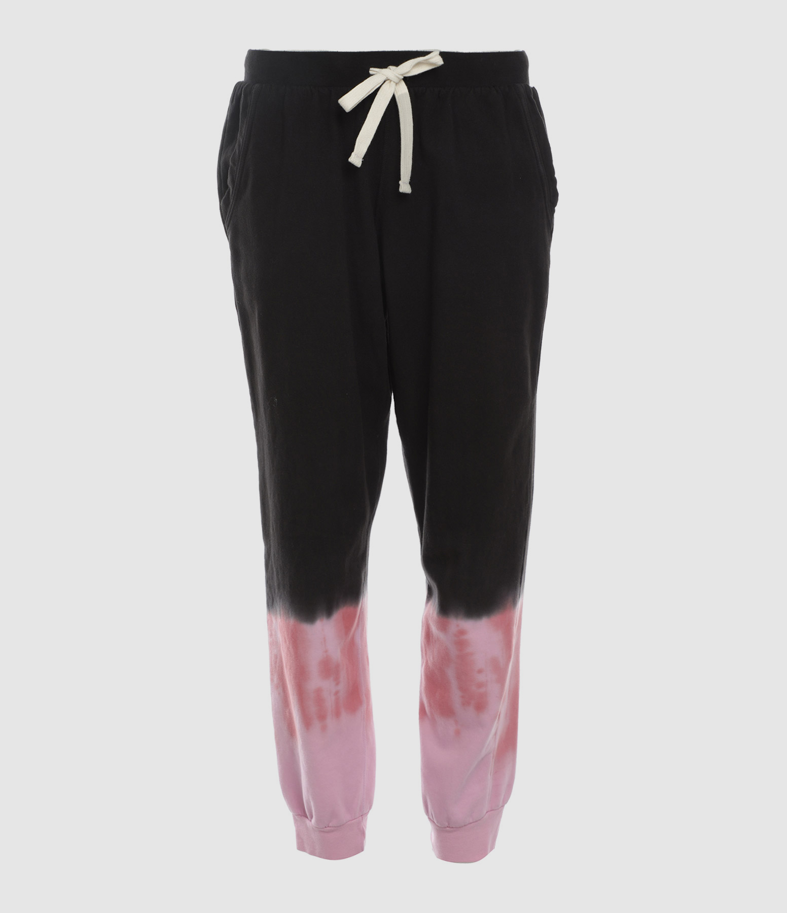 Abbot Harmony Tie-Dye Black and Pink Jogging Trousers