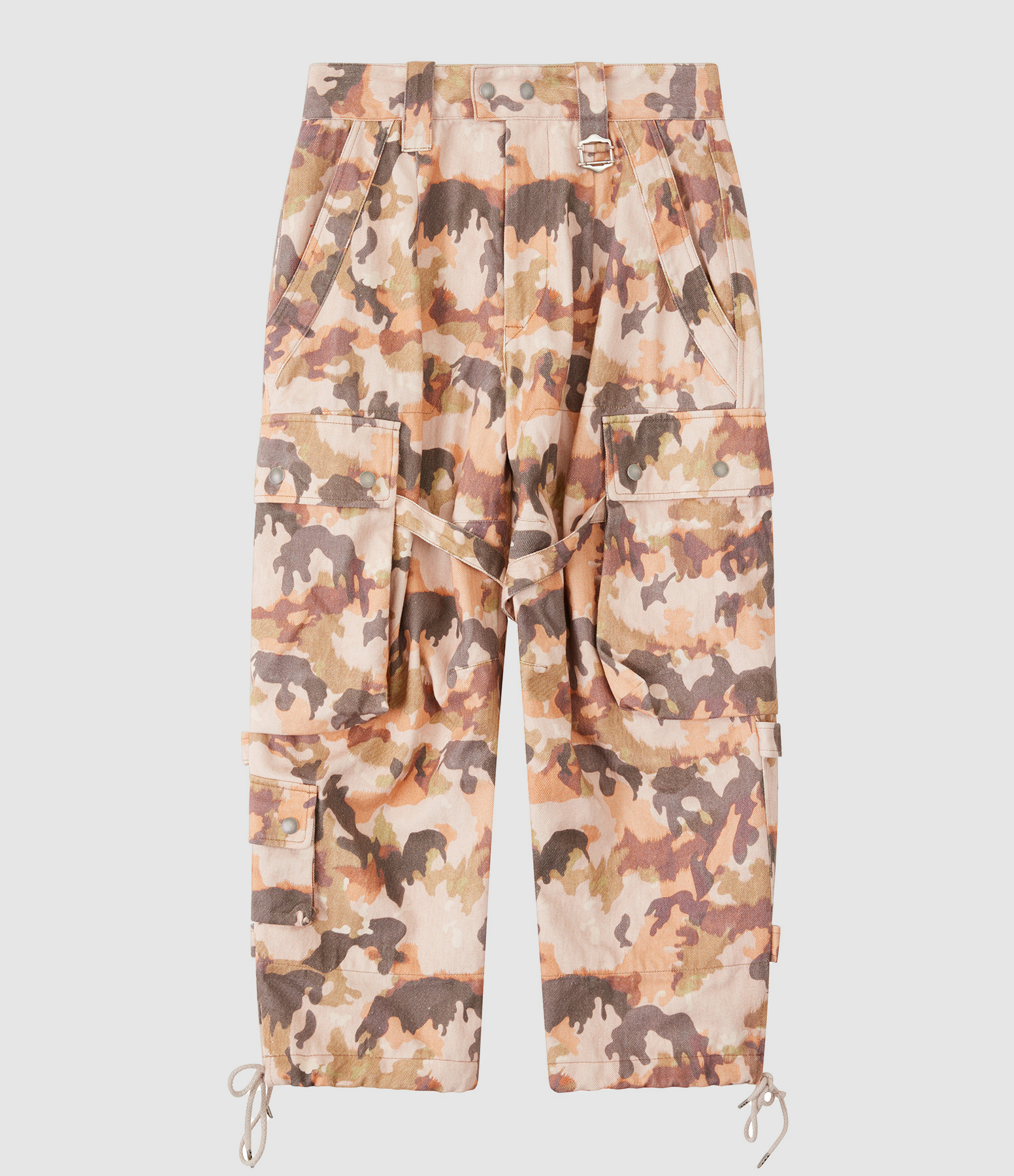 Elore Camel Cotton Trousers