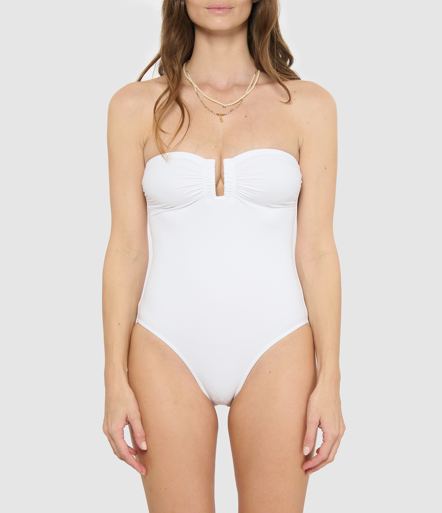 Cassiopee White One-Piece Swimsuit