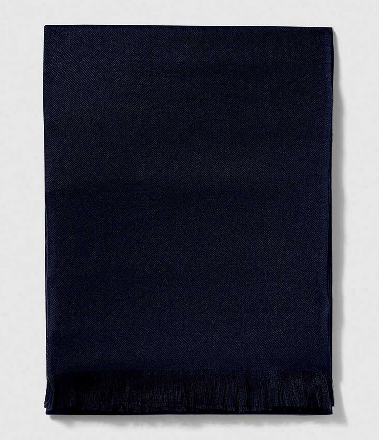 Navy Cashmere Voile Shawl