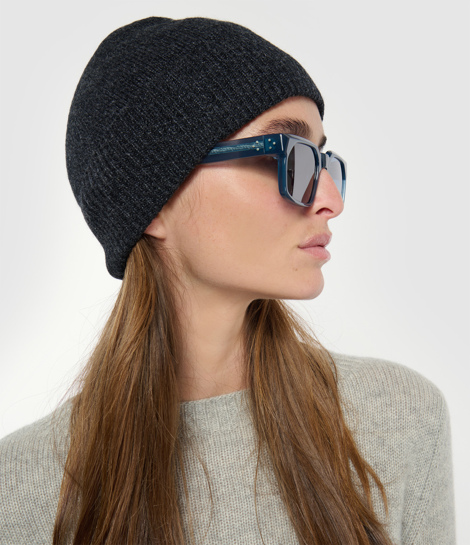 Classic Khôl Cashmere Beanie