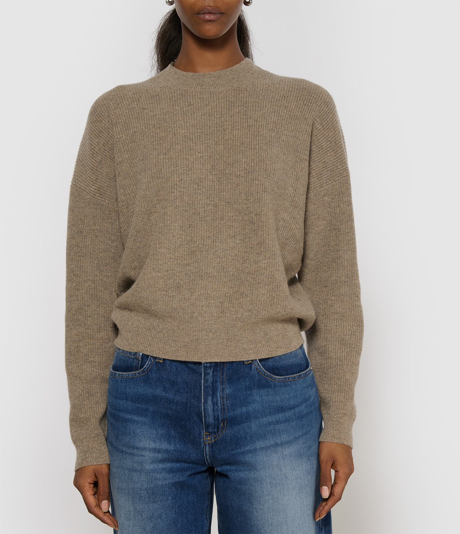 Millet Loose-Fitting Ribbed Jumper