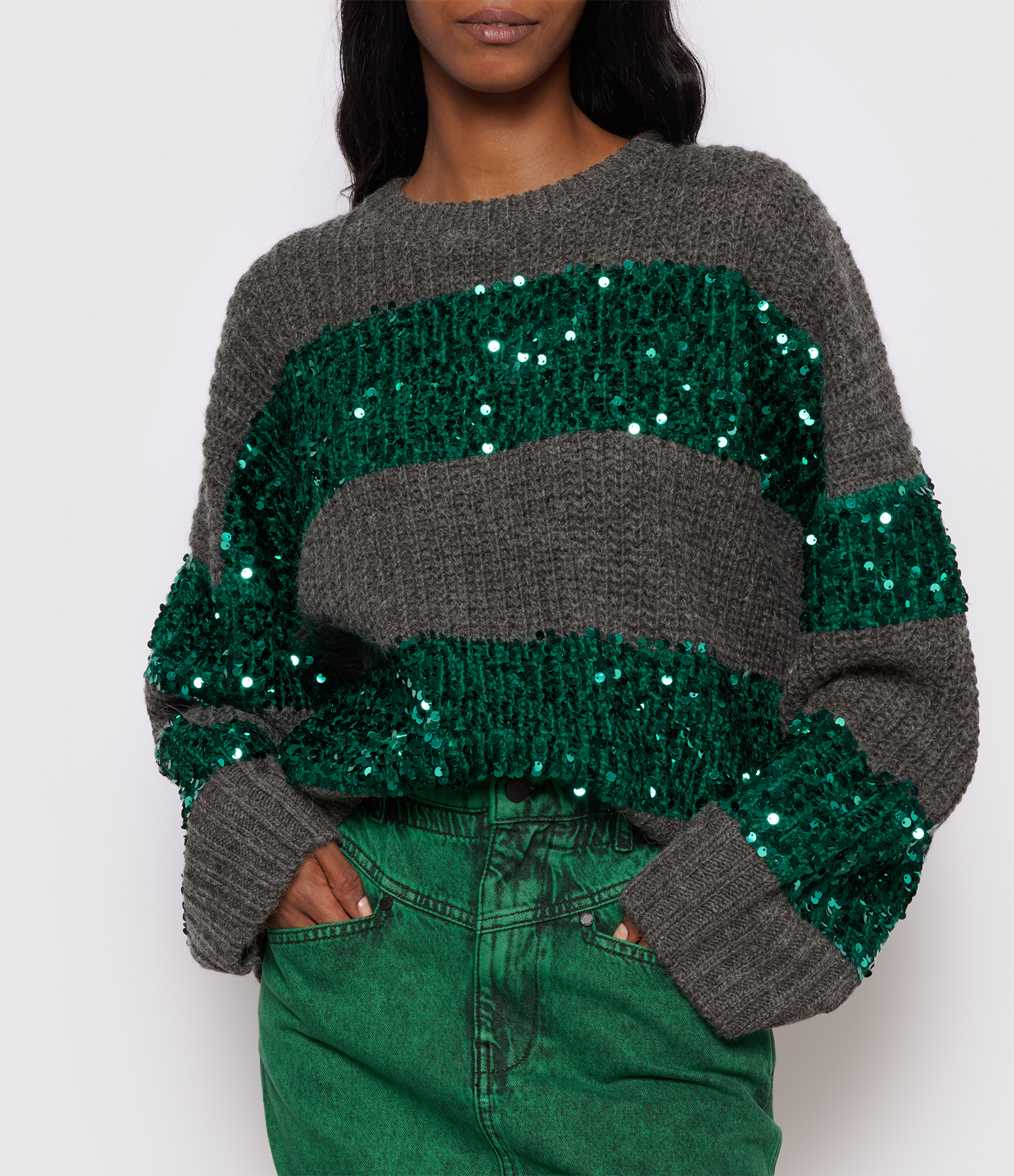 Green Group Jumper