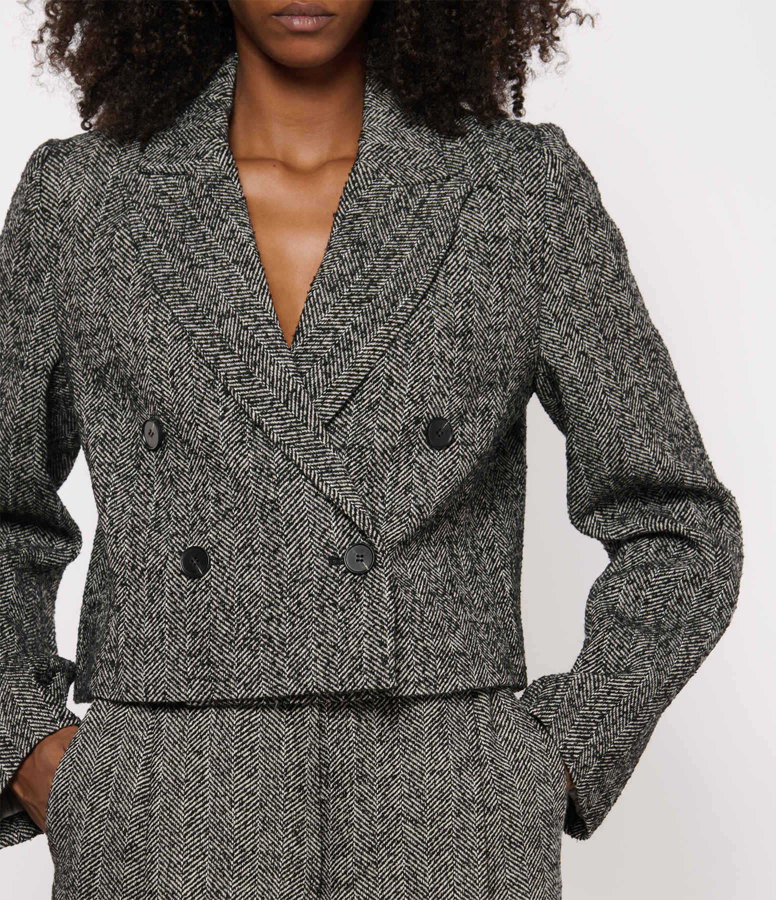 Godly Black and White Blazer