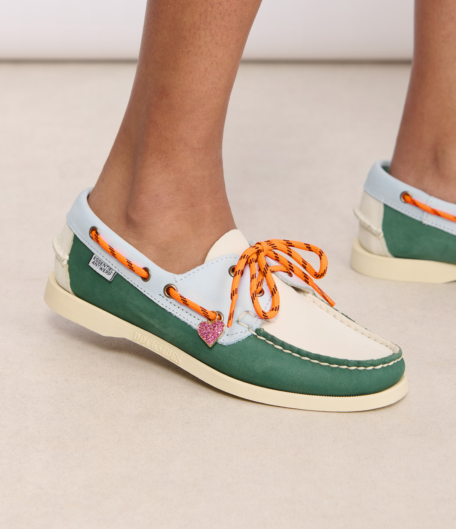 Hebago Docksides Aqua Loafers, Essentiel x Sebago Collaboration