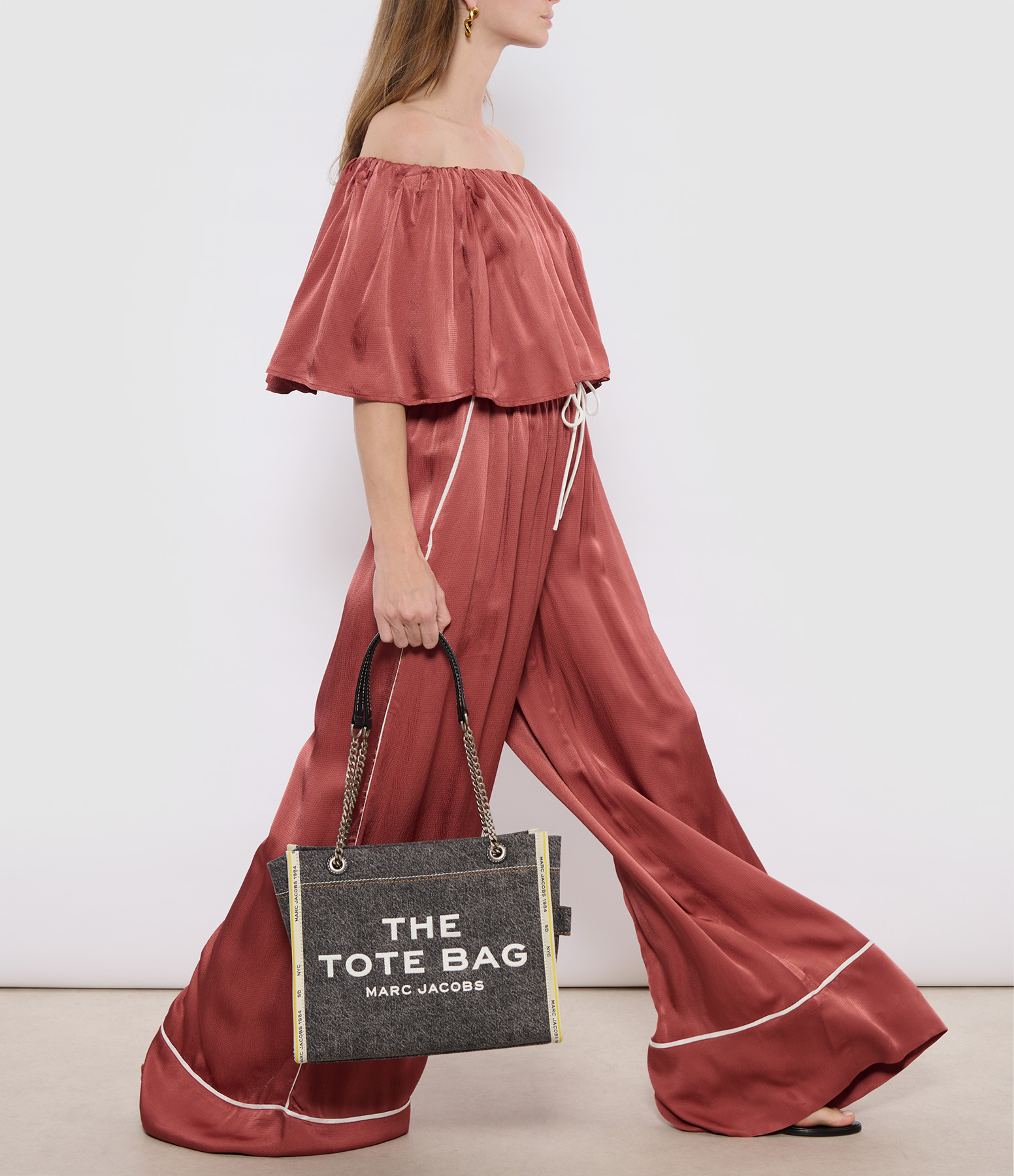 Hontgomery Trousers in Burnt Coral