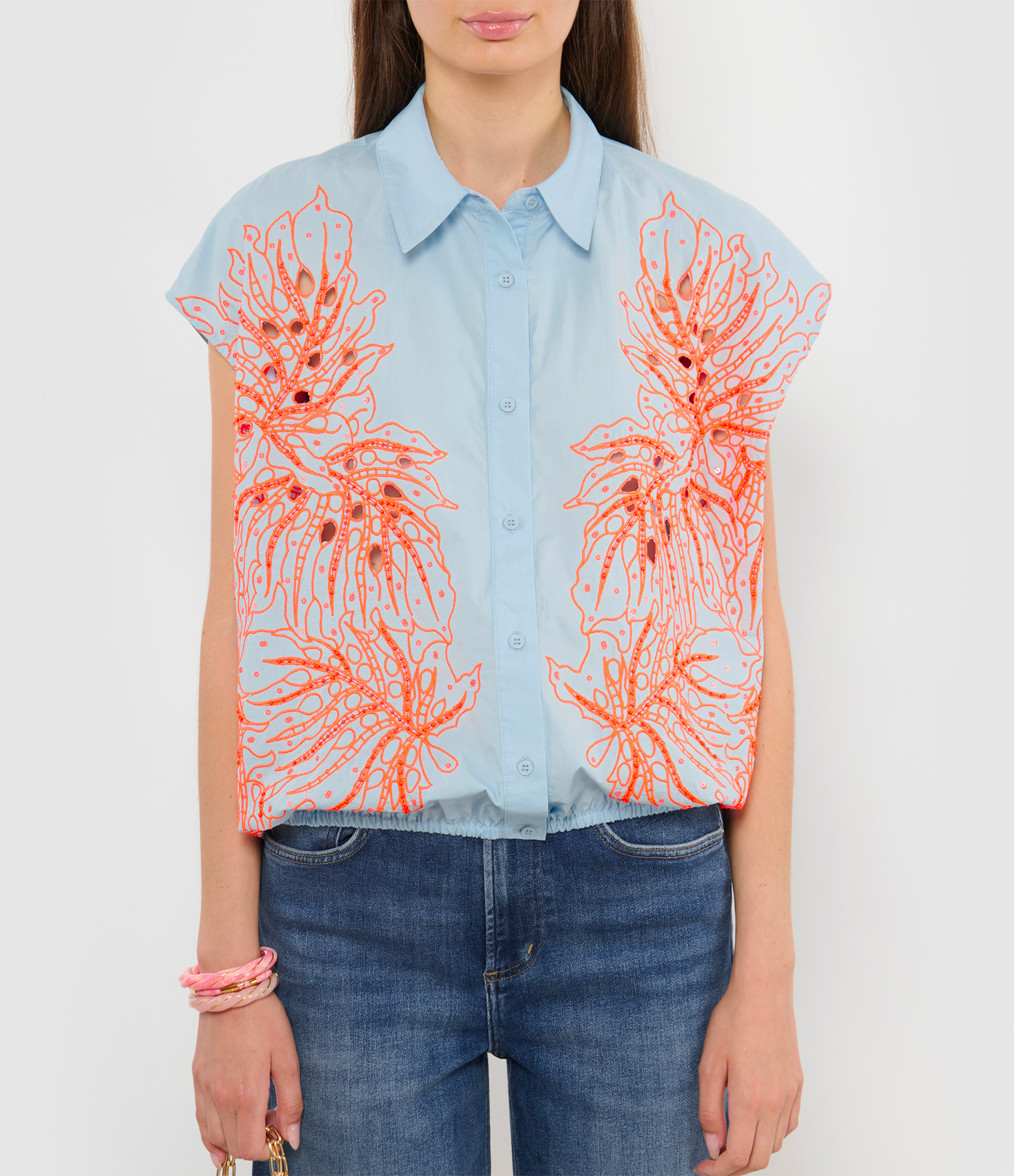 Hebraska Lake Blue Shirt