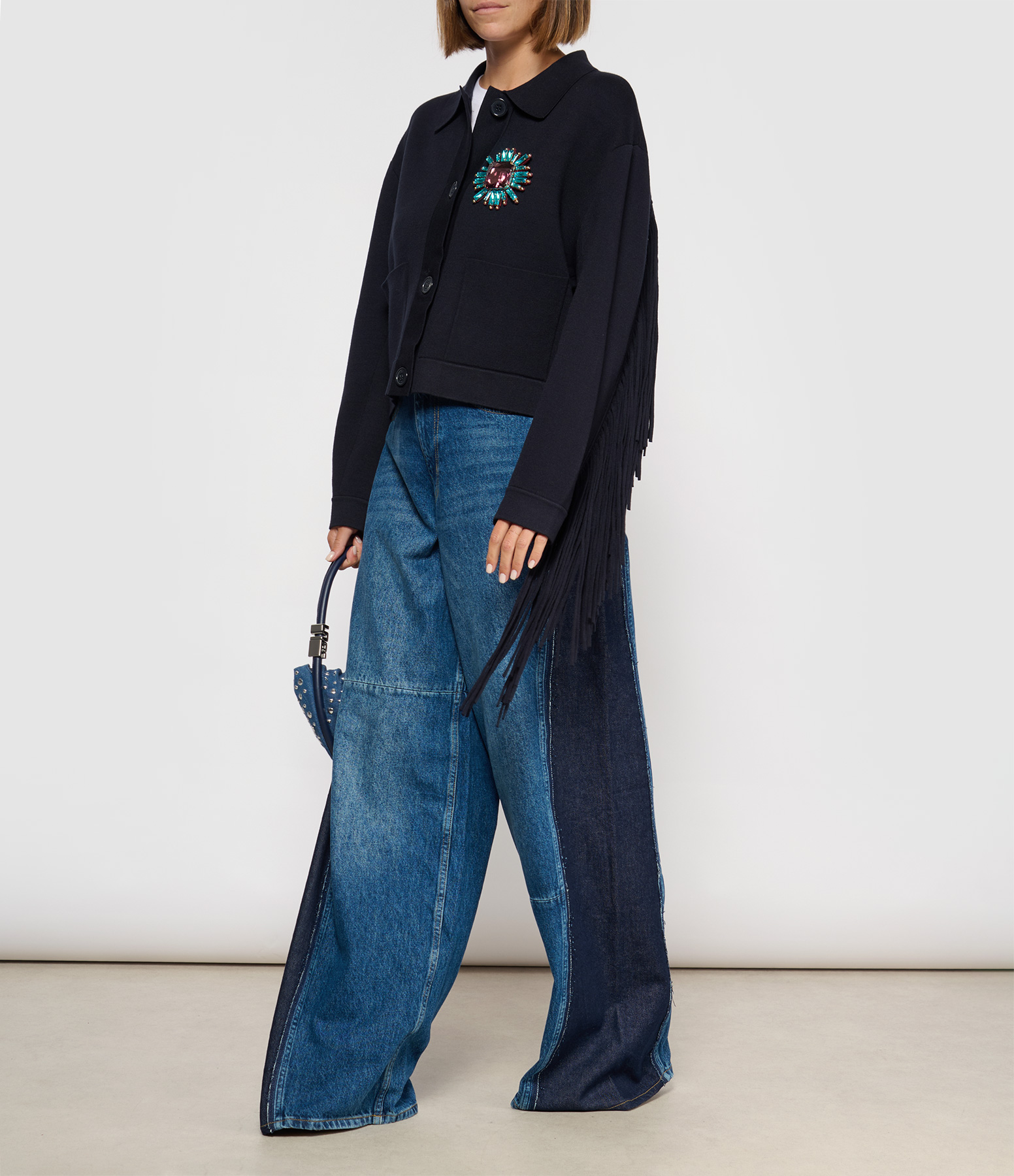 Istern Navy Cardigan