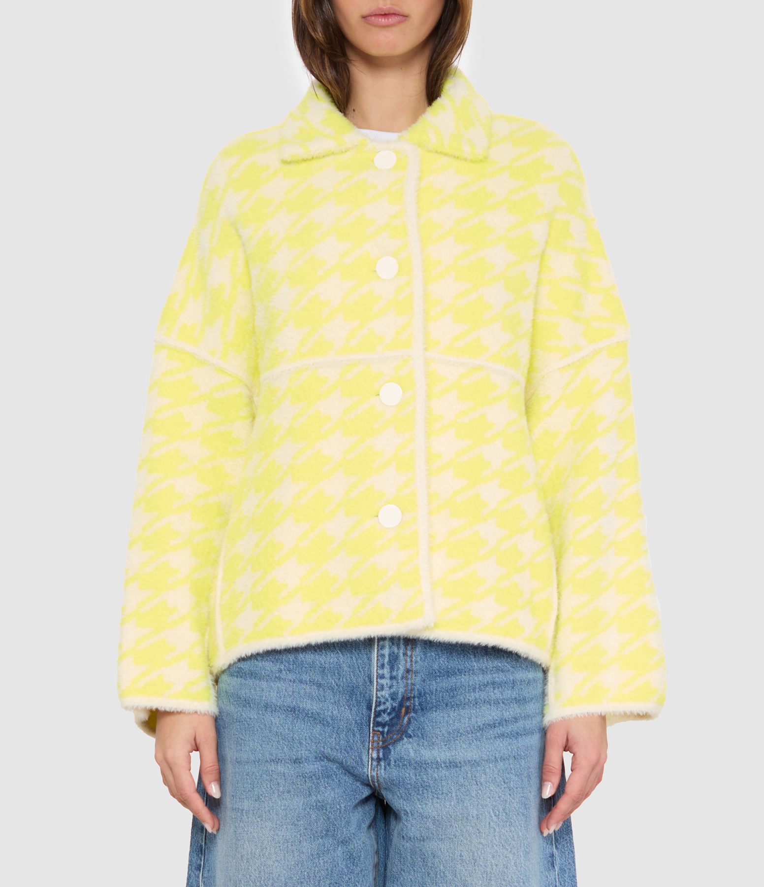 Joking Jacket – Yellow and White