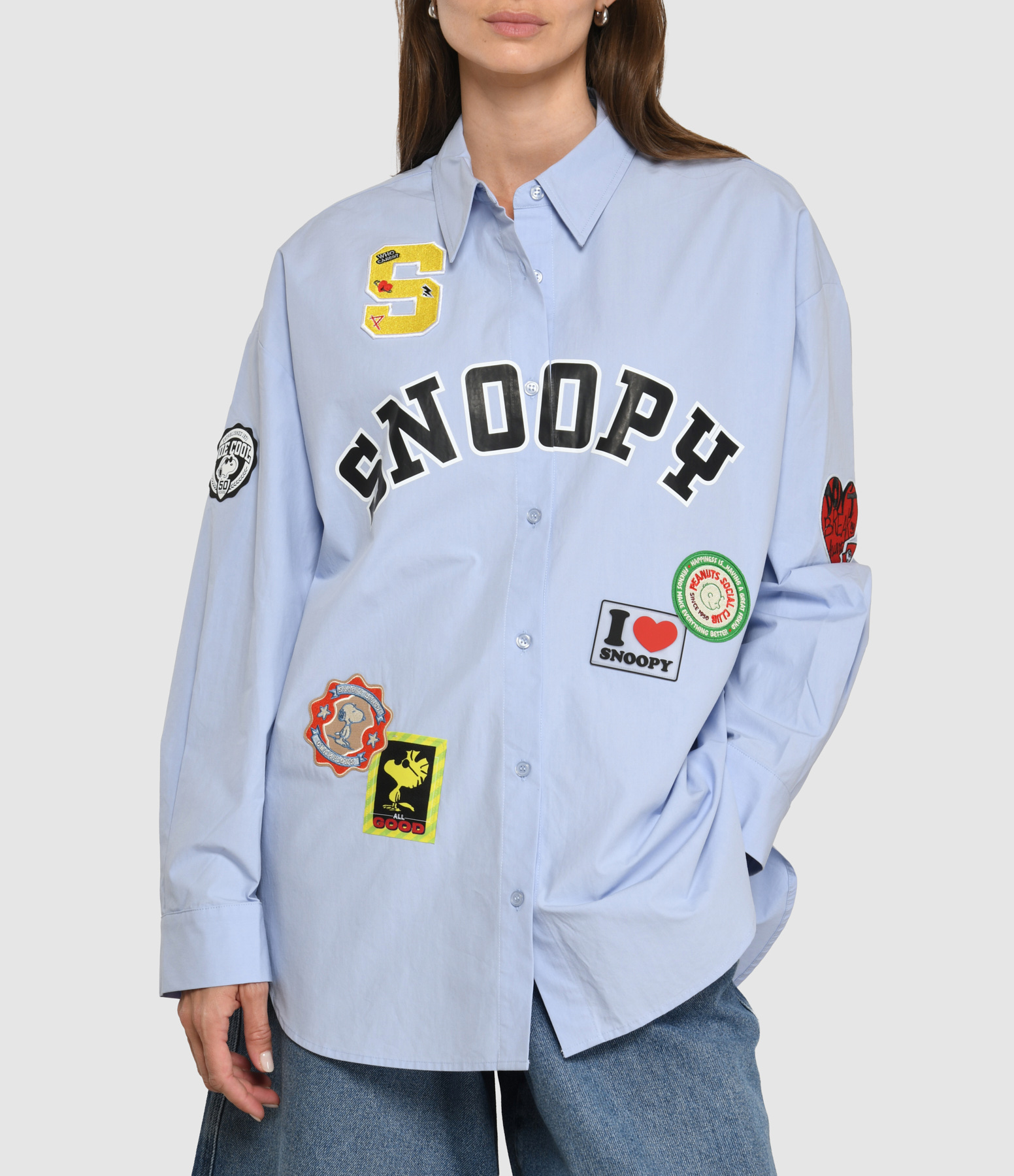 Jarlie Light Blue Multicoloured Shirt