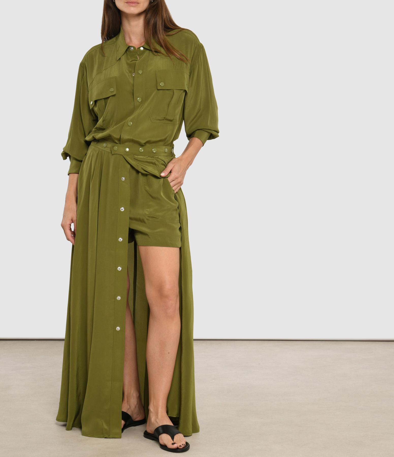 Jebba Green Jumpsuit/Long Dress