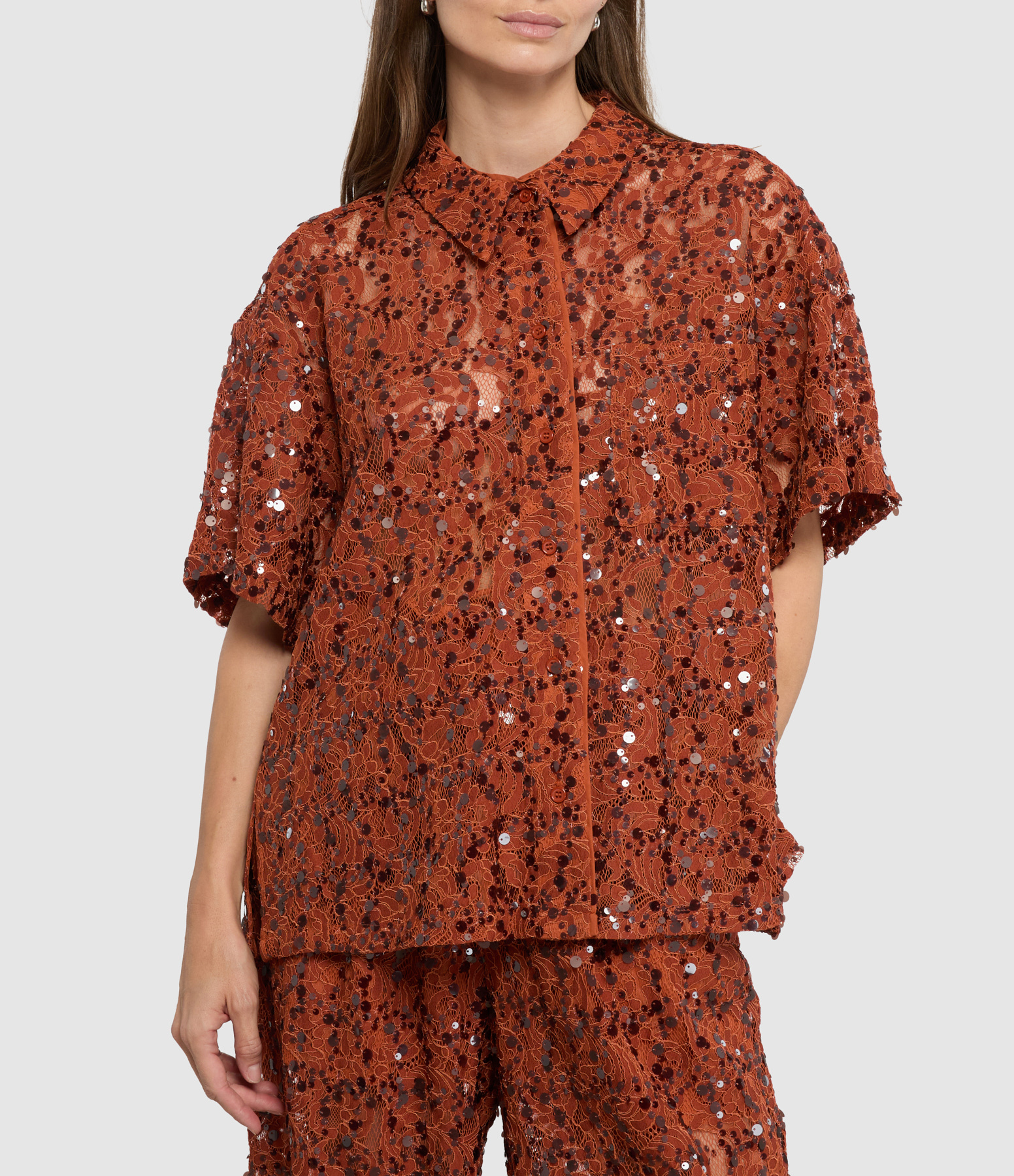Joks Rust-Coloured Shirt