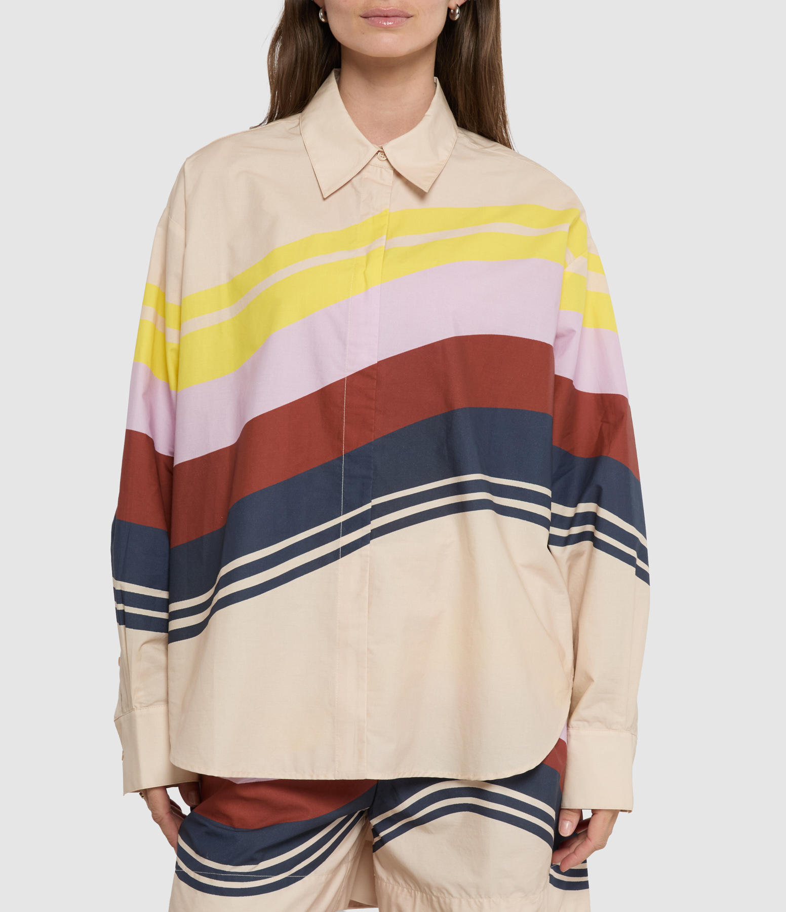 Joppy Multicoloured Cream Shirt