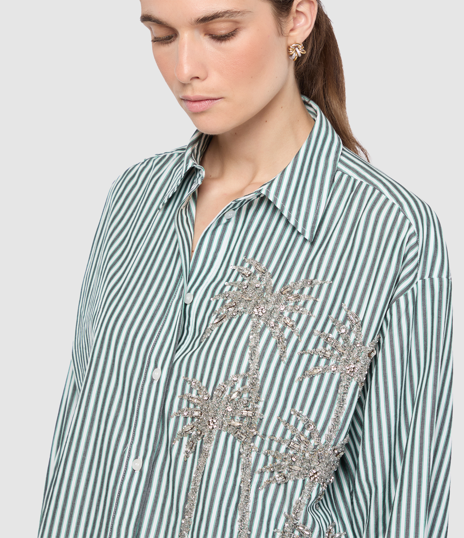 Kasper Shirt – Green and White