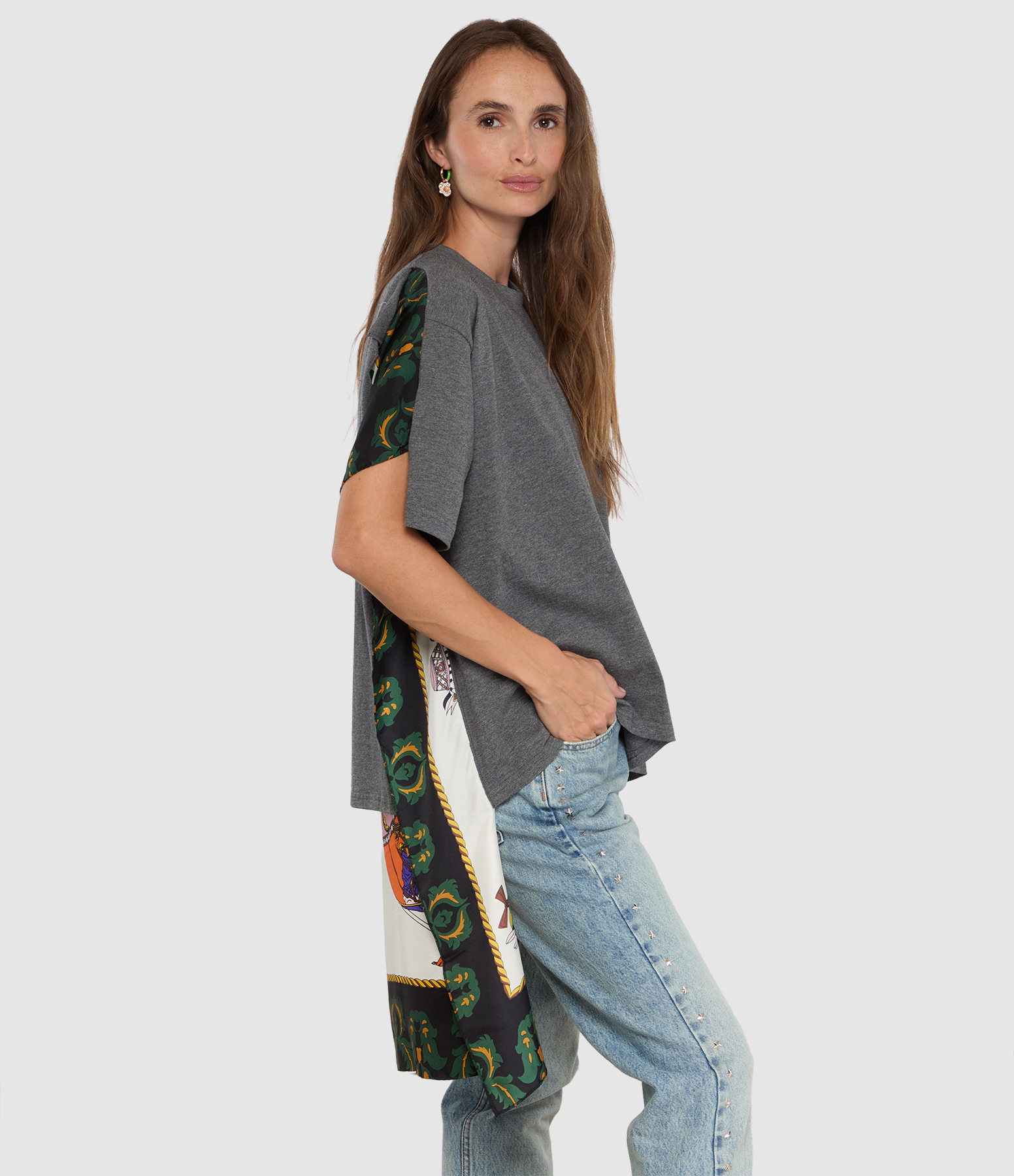 Kassis T-shirt – Dark Grey, Multicoloured