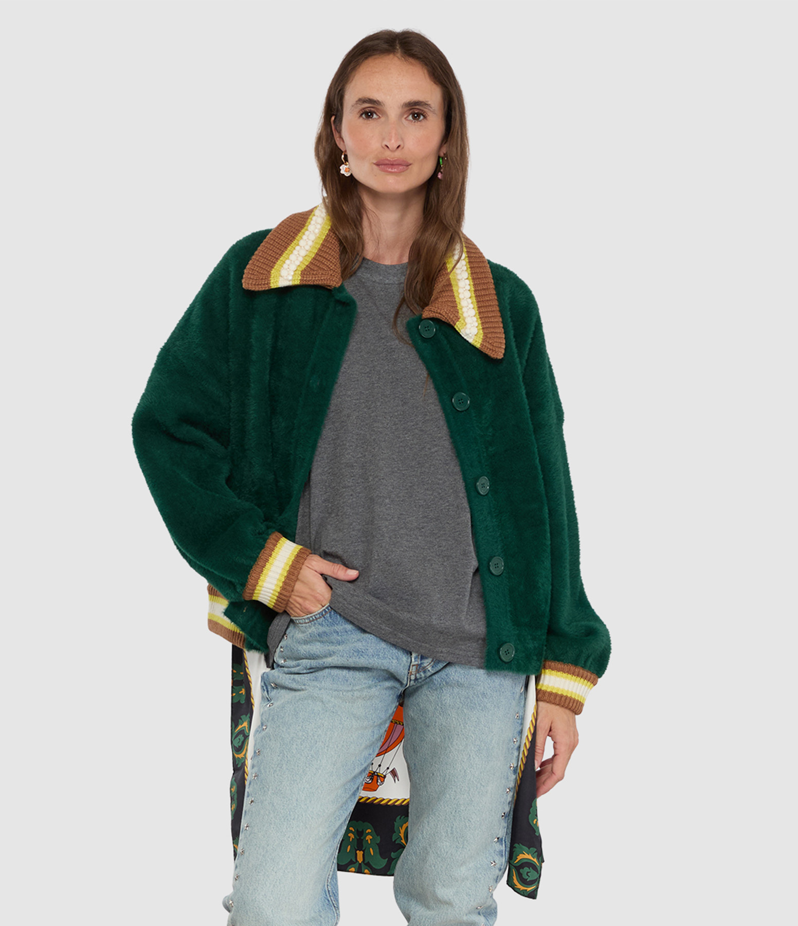 Kamore Jacket – Yellow and Brown