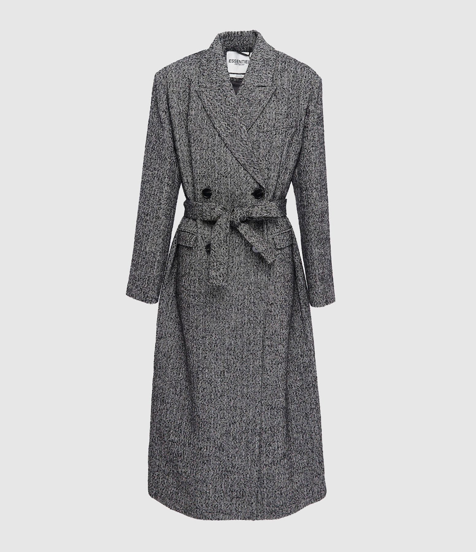 Glide Black and White Coat