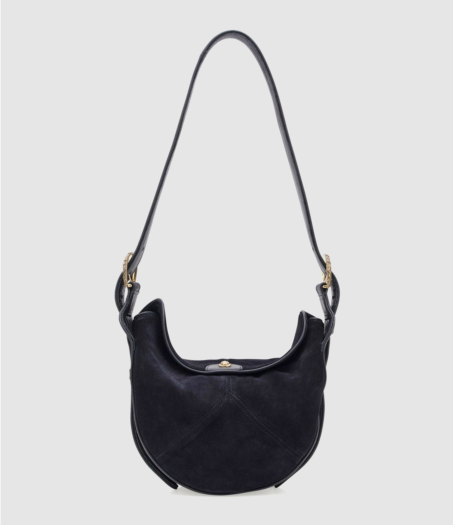 Estelle Bag in Black Suede Calfskin