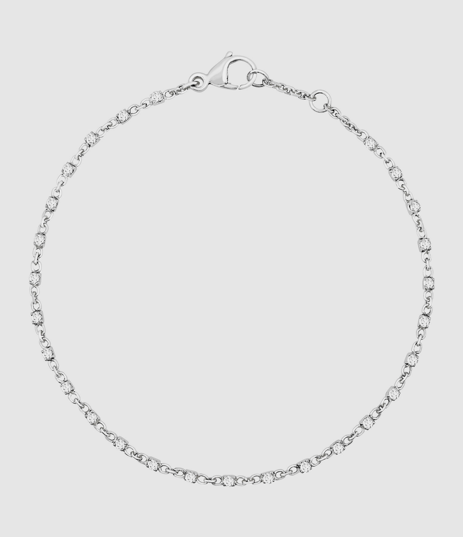 Eternity Gold and Diamond Bracelet