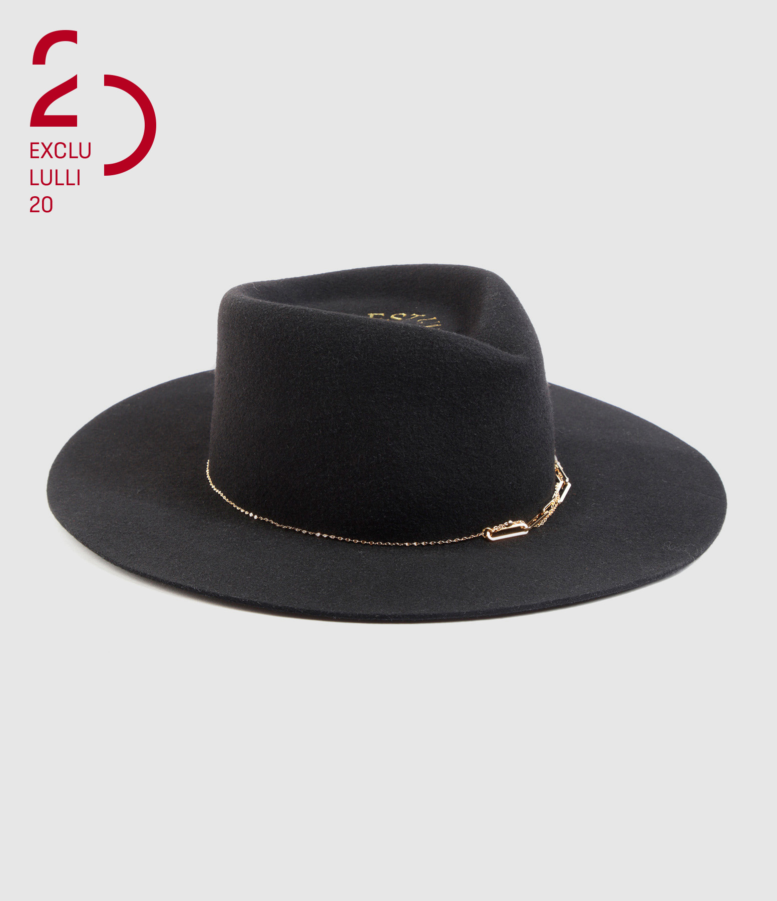 Janis Black Wool Hat, Lulli 20th Anniversary Exclusive