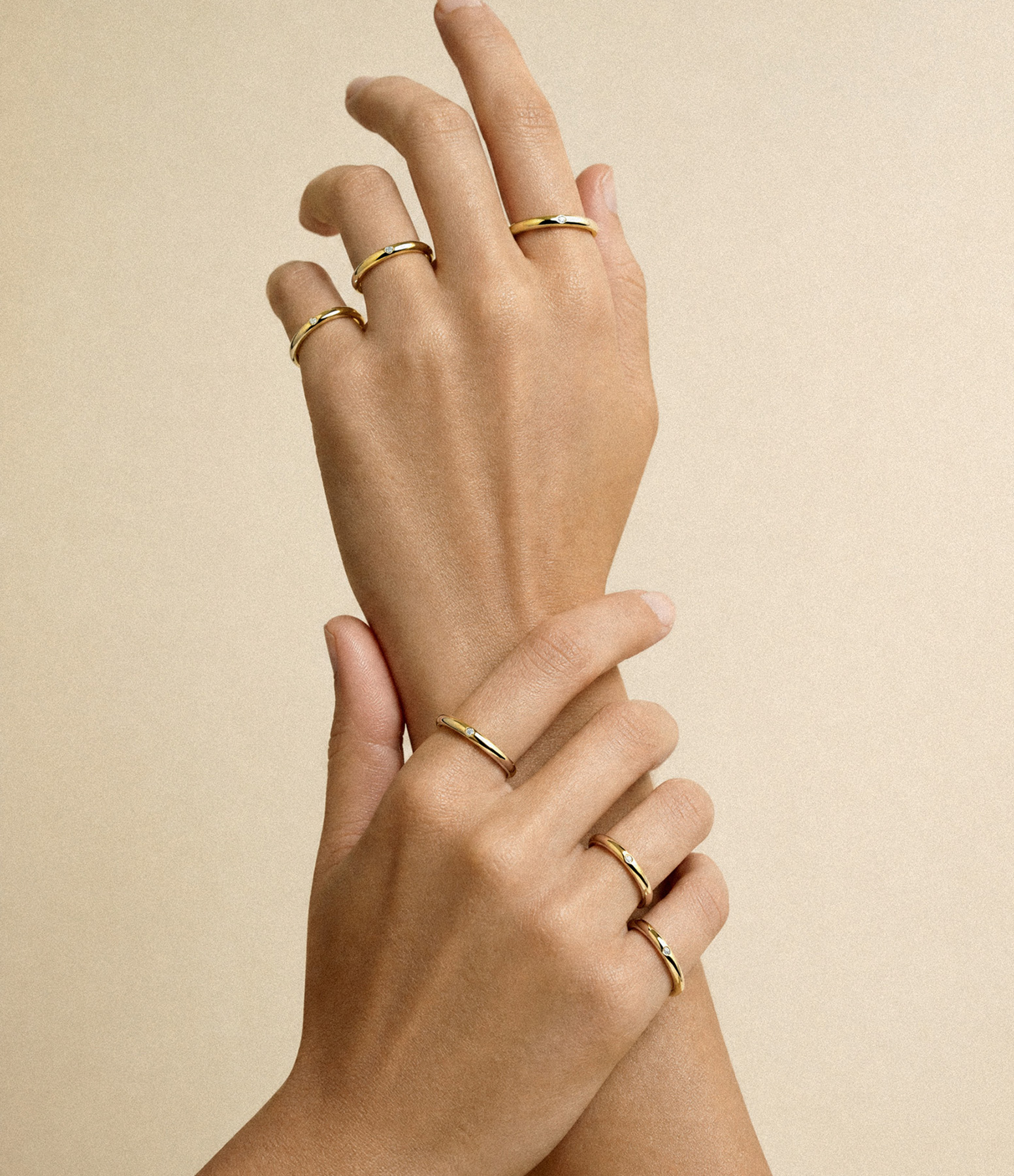 3.0 Vermeil and Diamond Ring