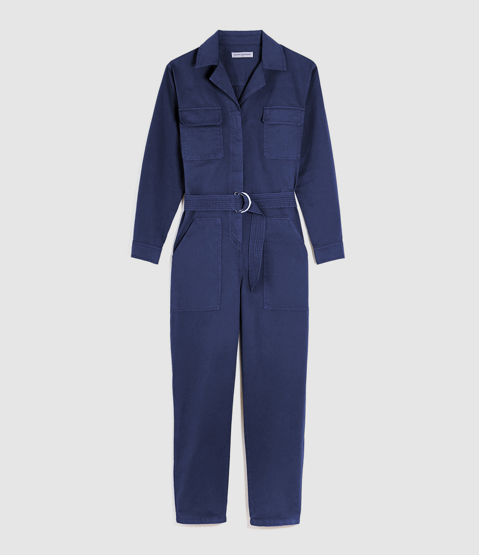 Bonnie Blue Cotton Jumpsuit