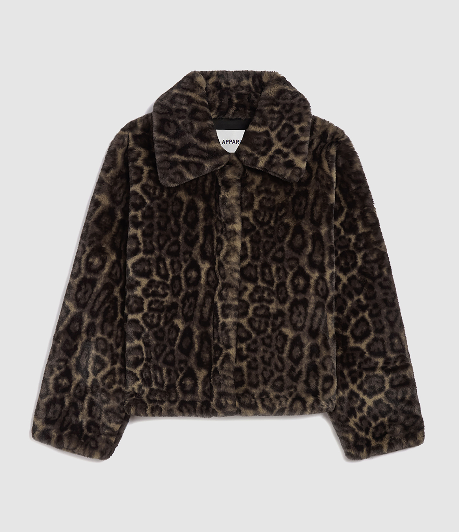 Elis Dark Leopard Coat