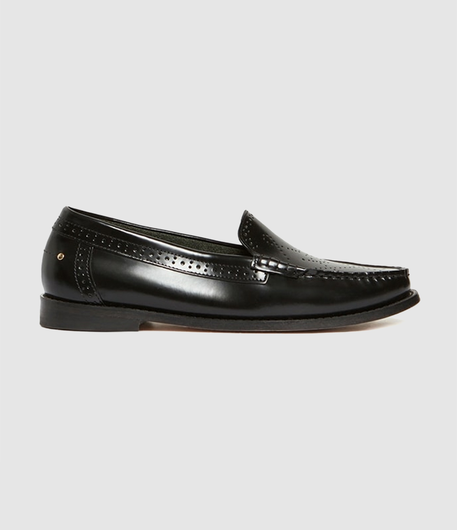 Black Flat Loafers