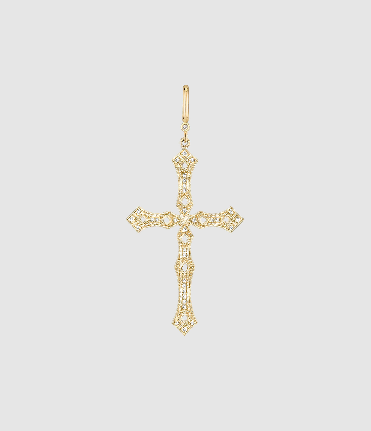 Faith PM Gold and Diamond Pendant