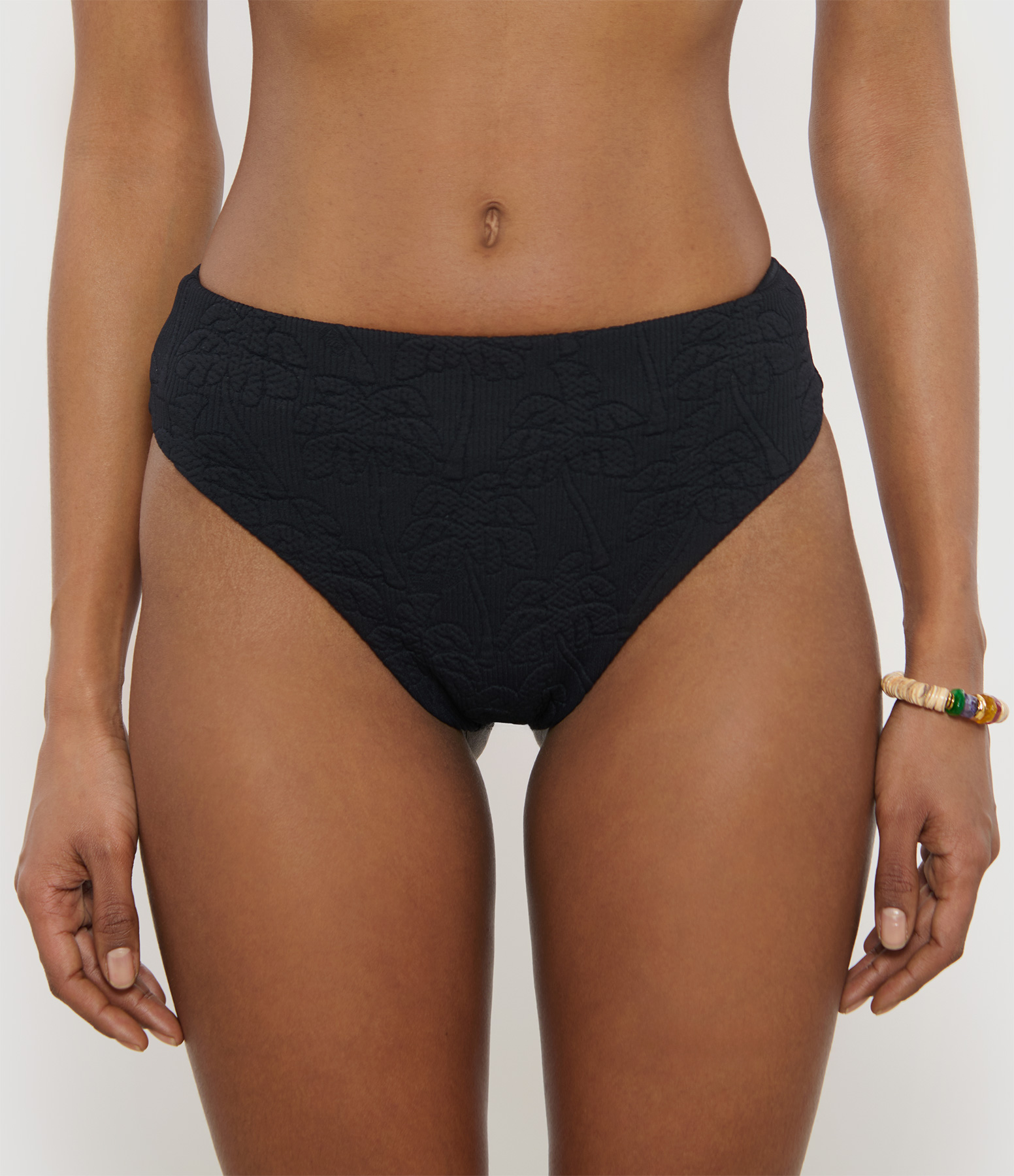 Black Palm Trees Leotard Bottoms