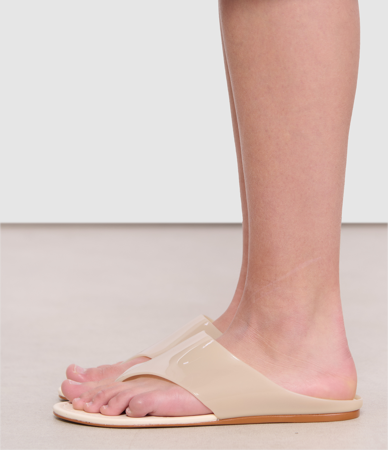 Crystal Jelly Flat Sandals