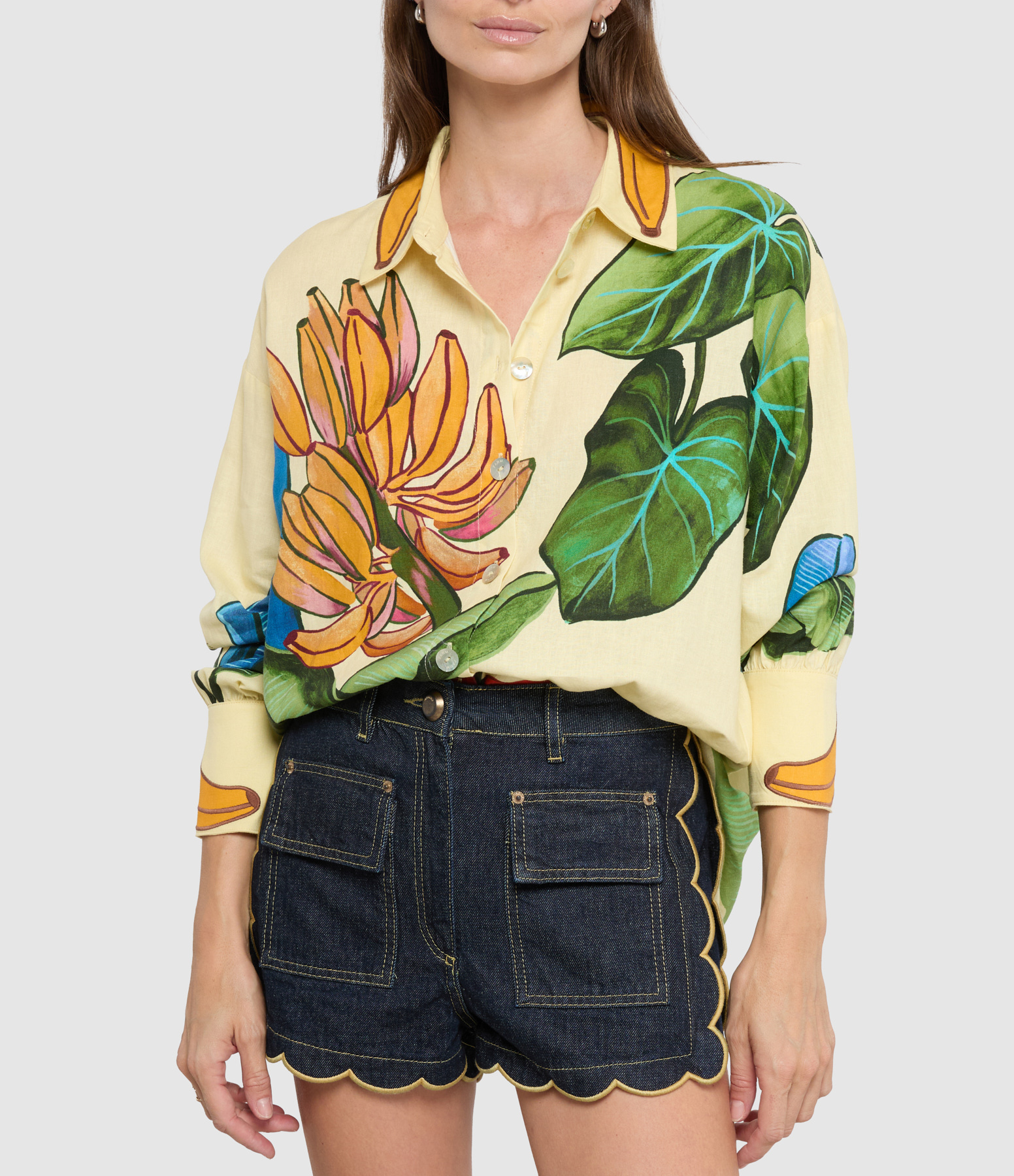 Banana Grapes Yellow Shirt