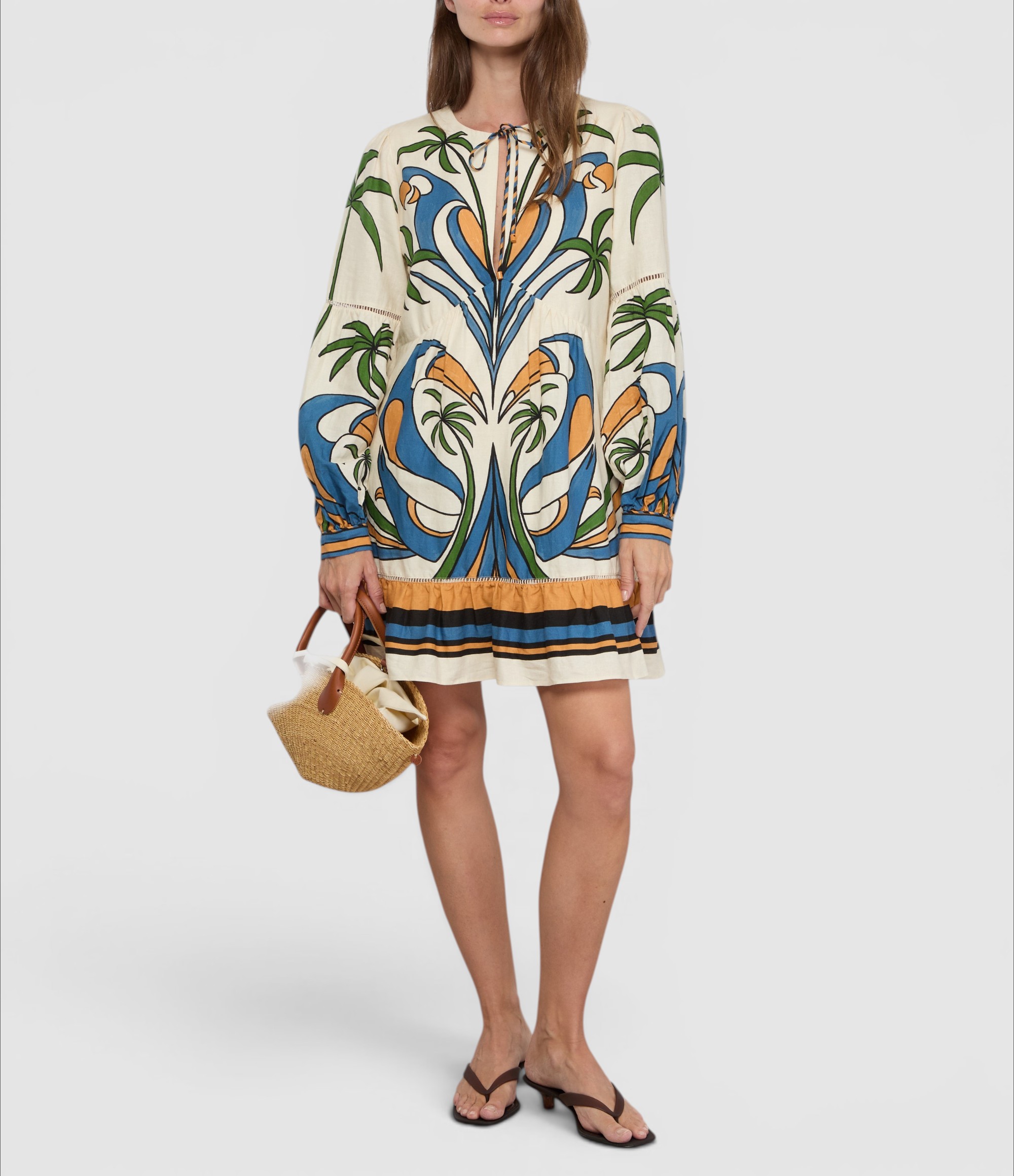 Tropical Graphic Dress