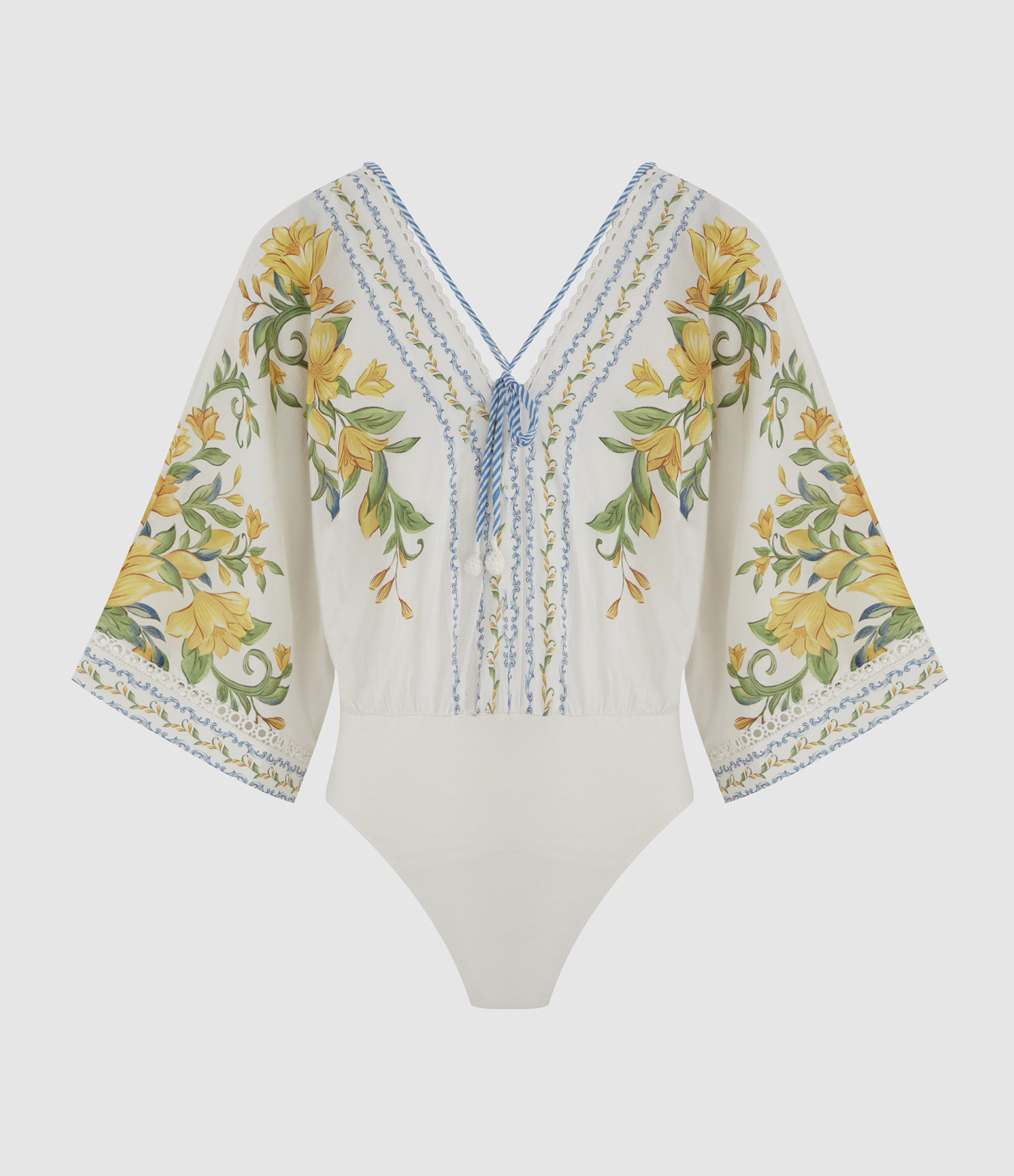 Sicily Off-White Bodysuit