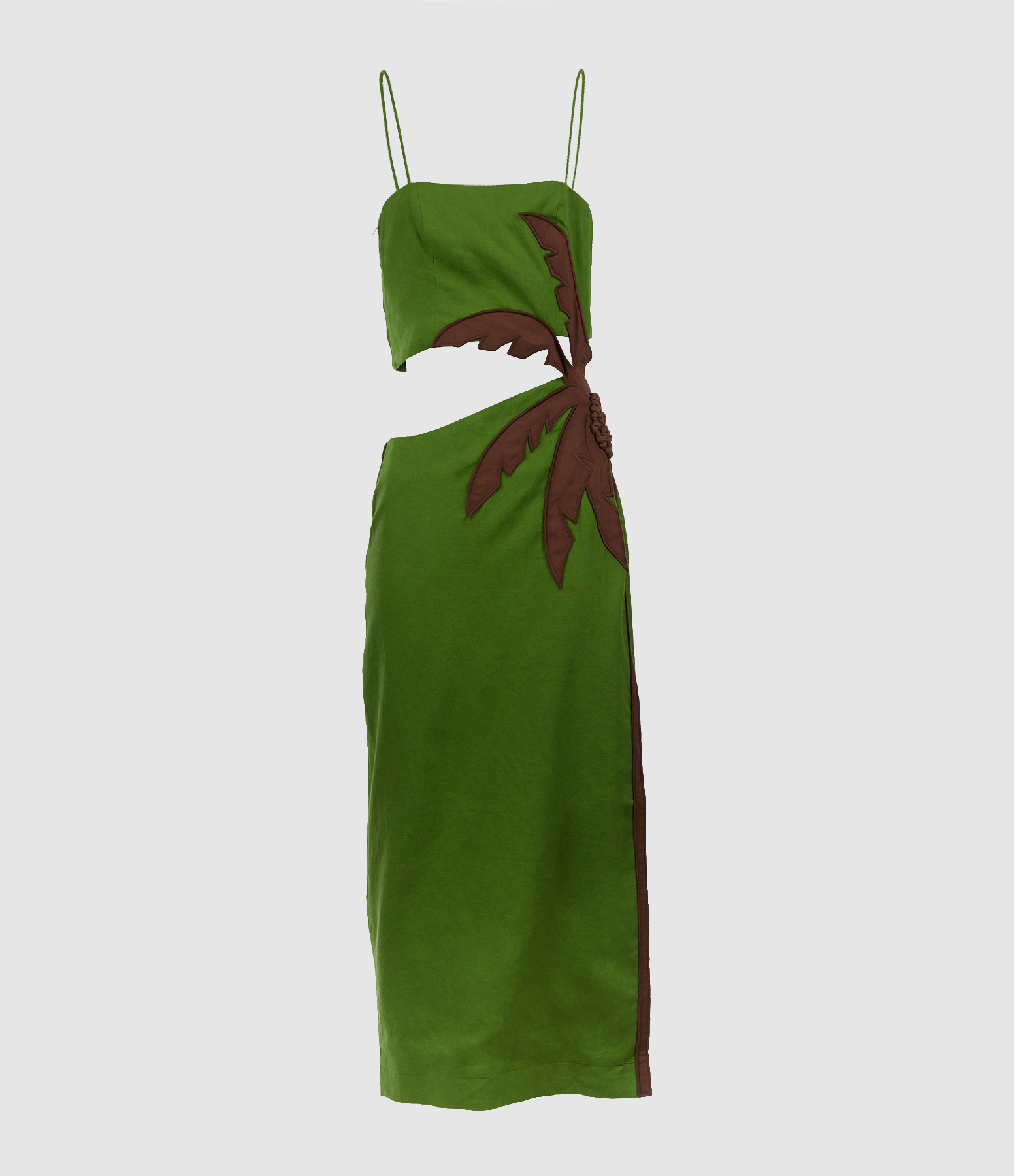 Green Palm Tree Dress