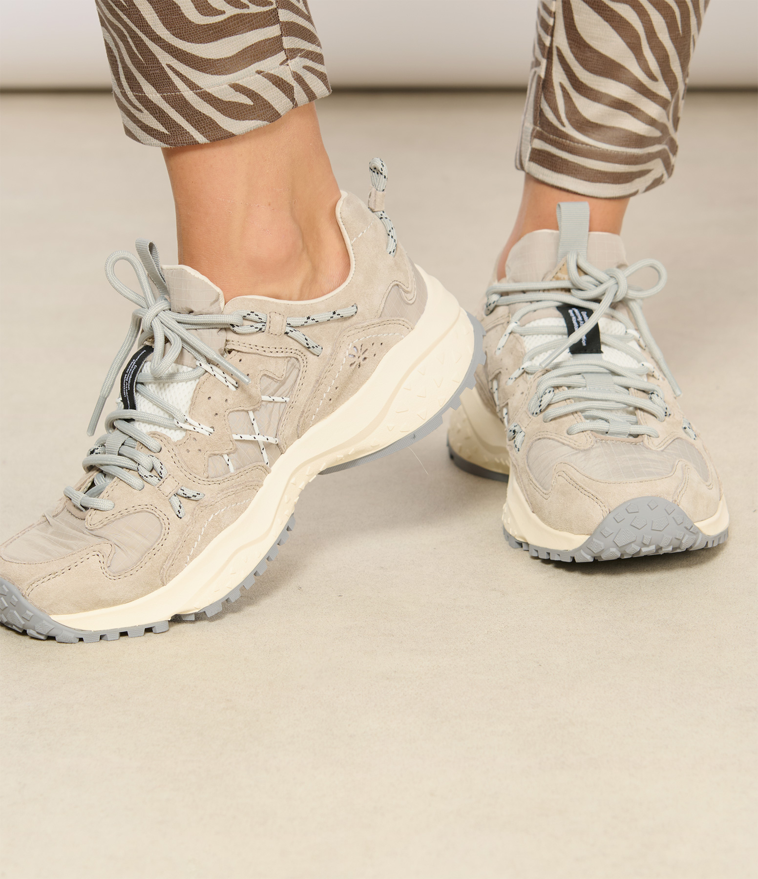 Yamabushi Uni Light Grey trainers