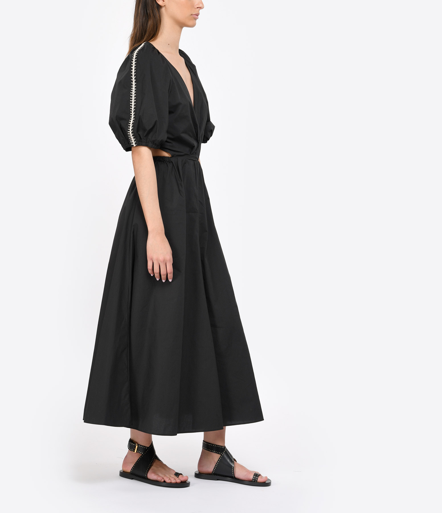 Black Long Cotton Dress
