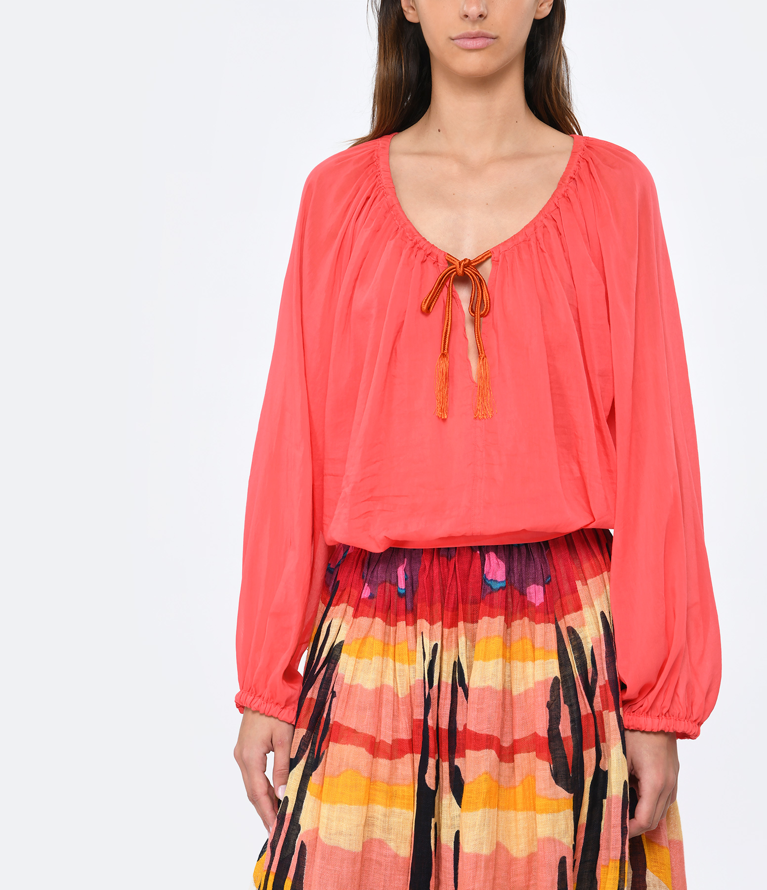 Lips Cotton Blouse